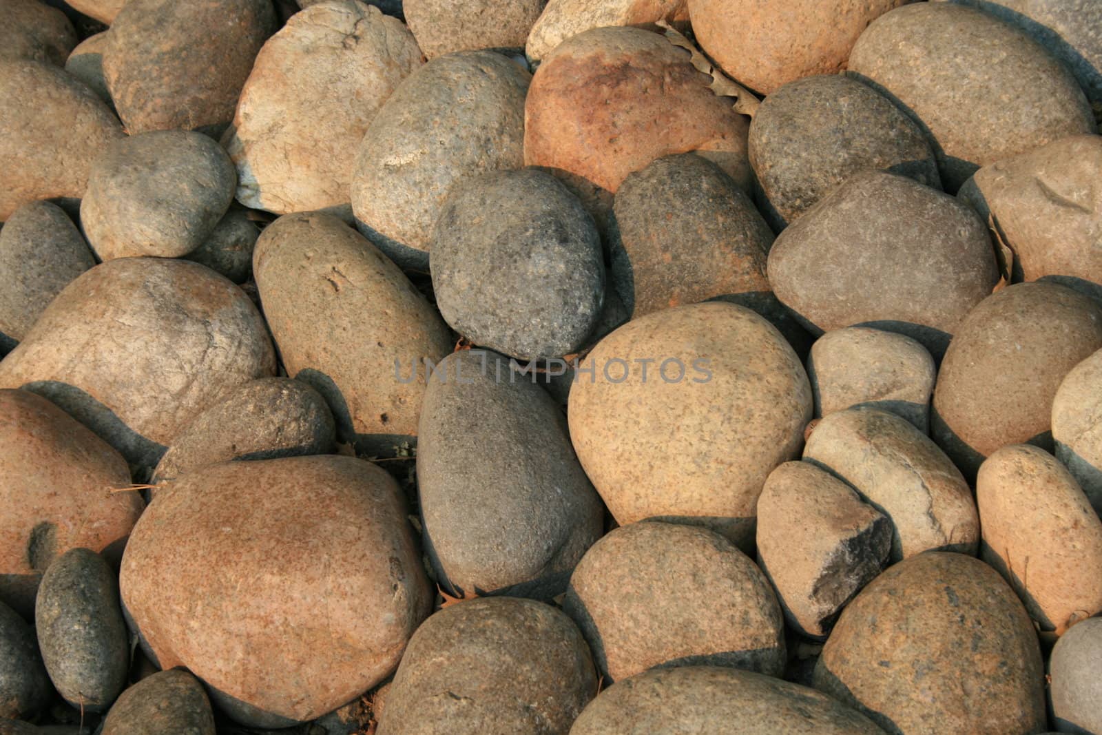 Close up of stones showing unique pattern.
