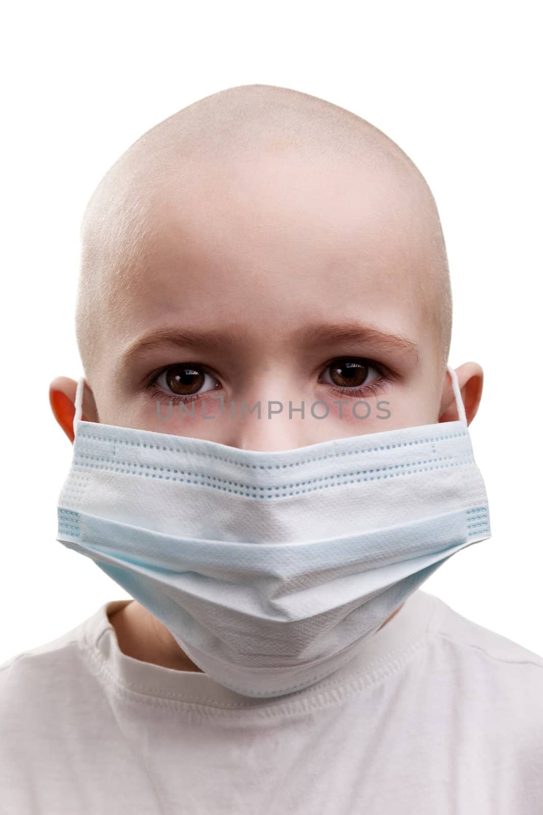 Child in medicine mask by ia_64