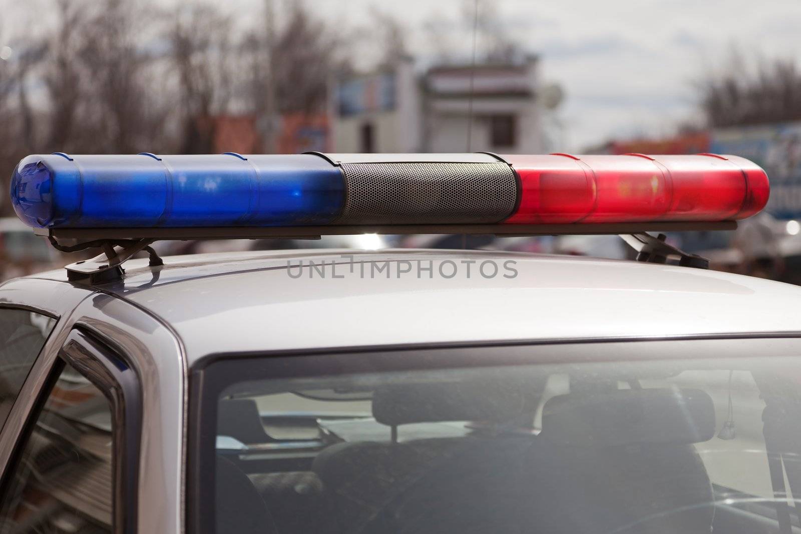 Police cop officer law emergency service car siren