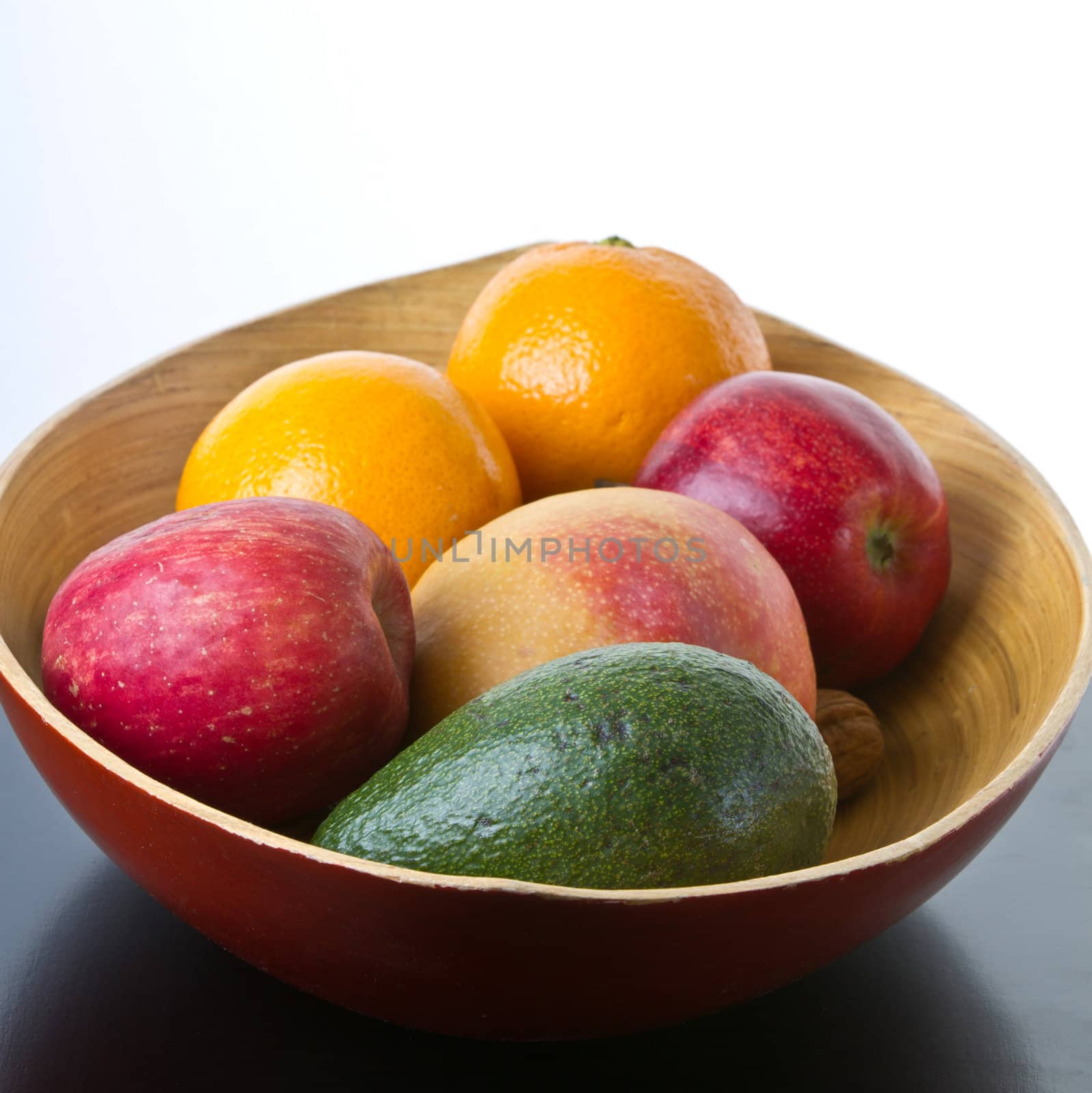 Fruits composition shot in studio
