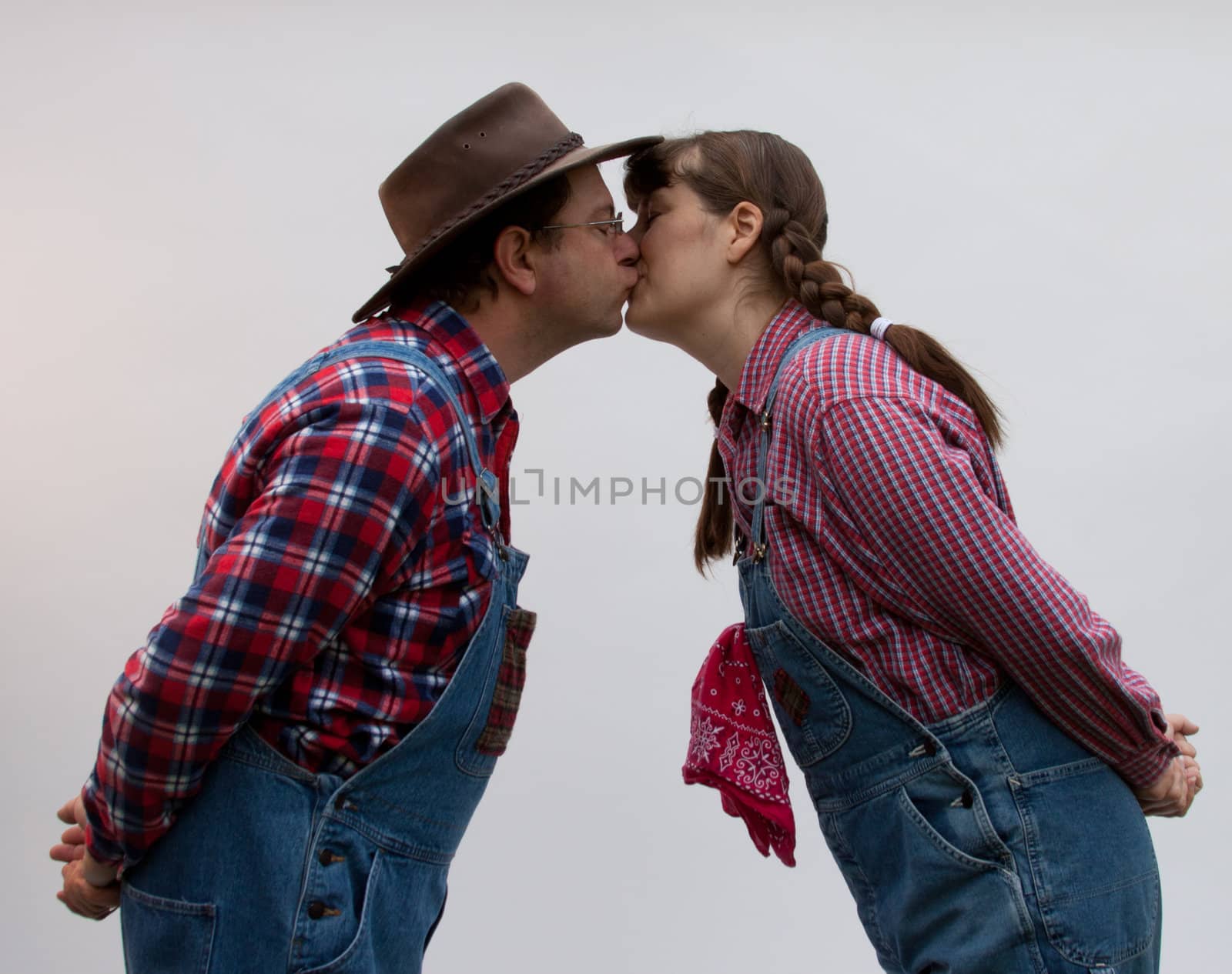 Kissing country folk. by MaryHathaway