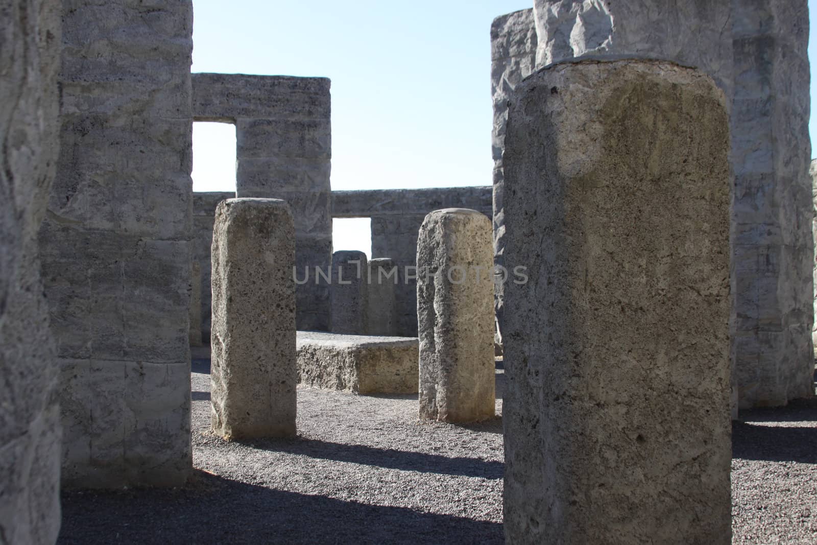 Stonehenge replica in the Dalles area of Washingtone state.