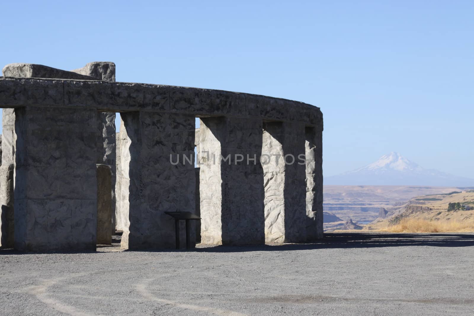 Stonehenge replica in the Dalles area of Washingtone state.