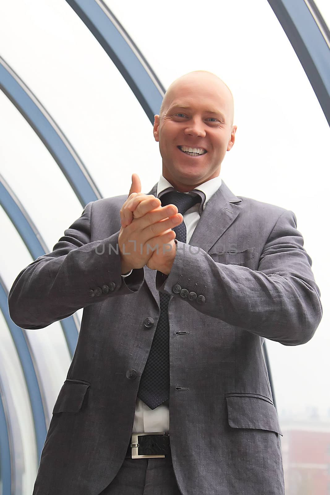 Portrait of the young successful businessman