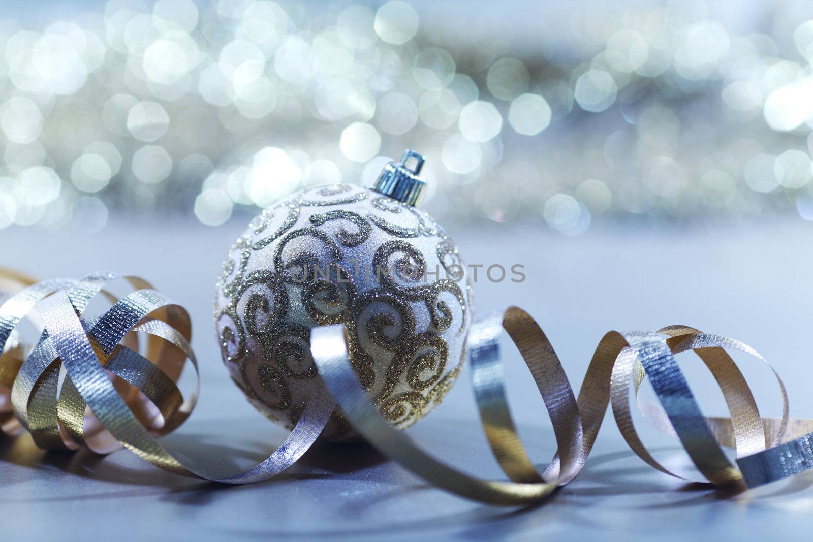 christmas card macro close up