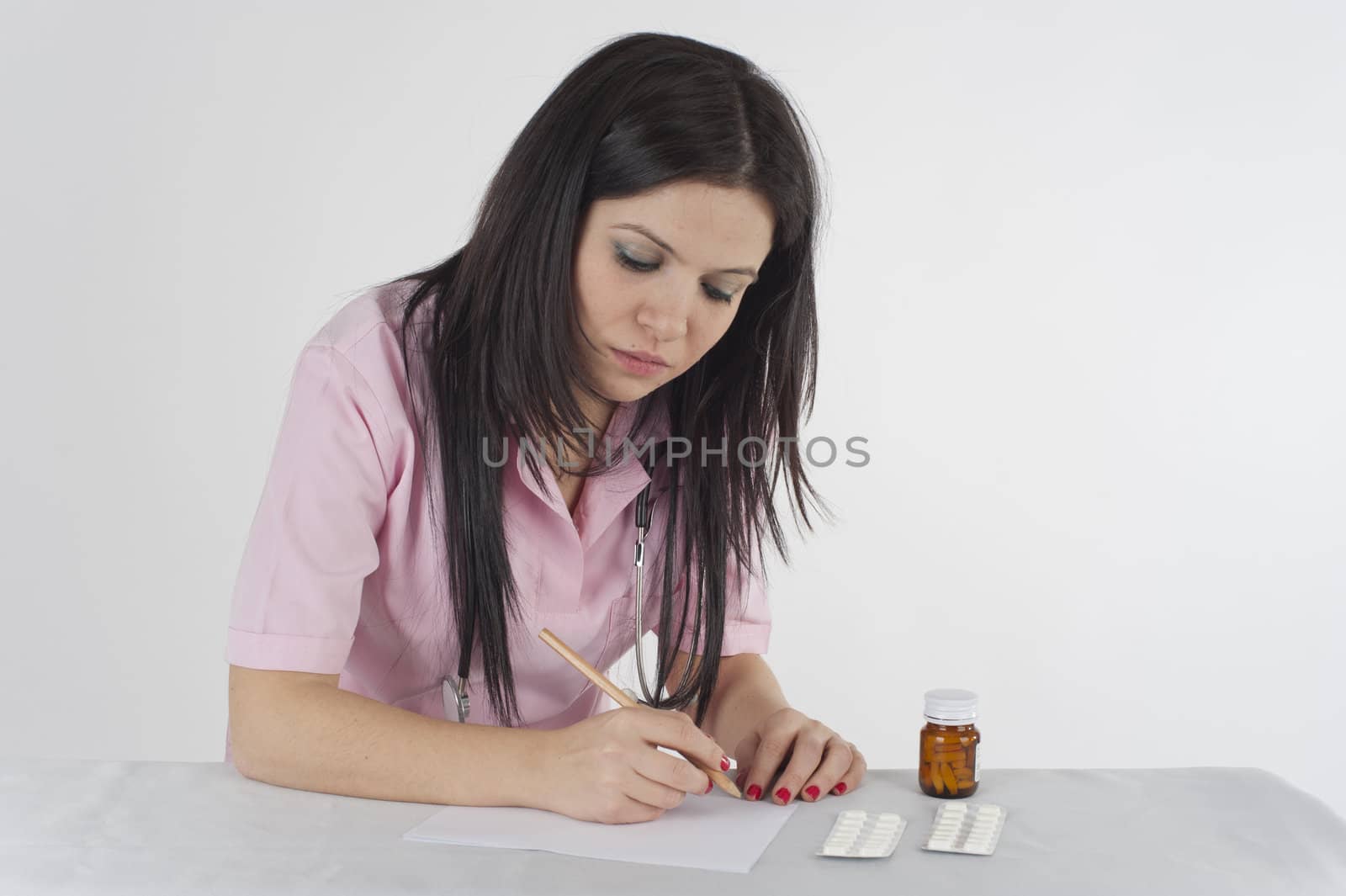 Nurse recipe writing pills