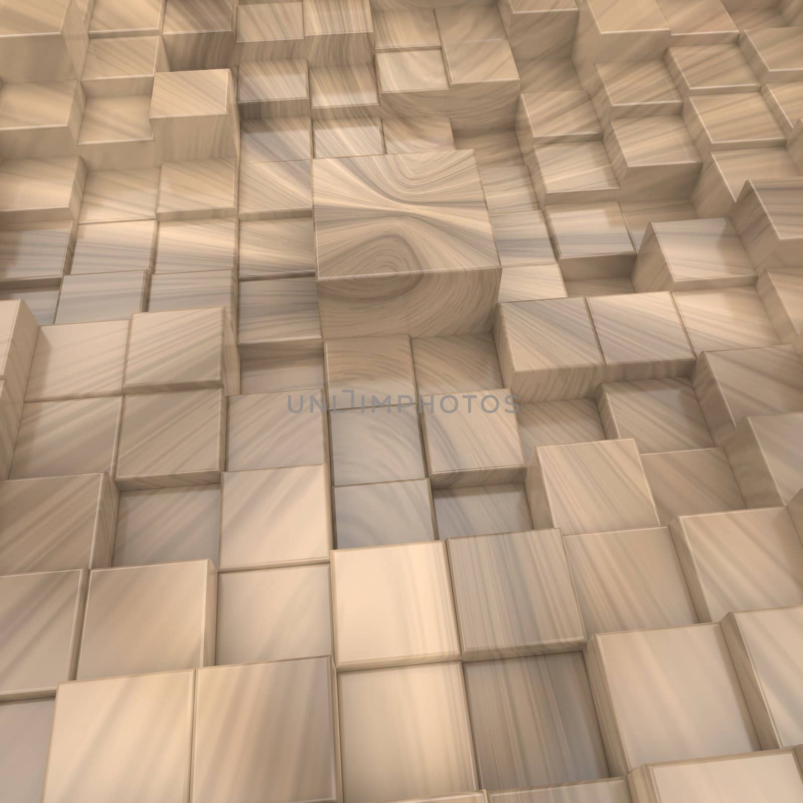 3D cubes background