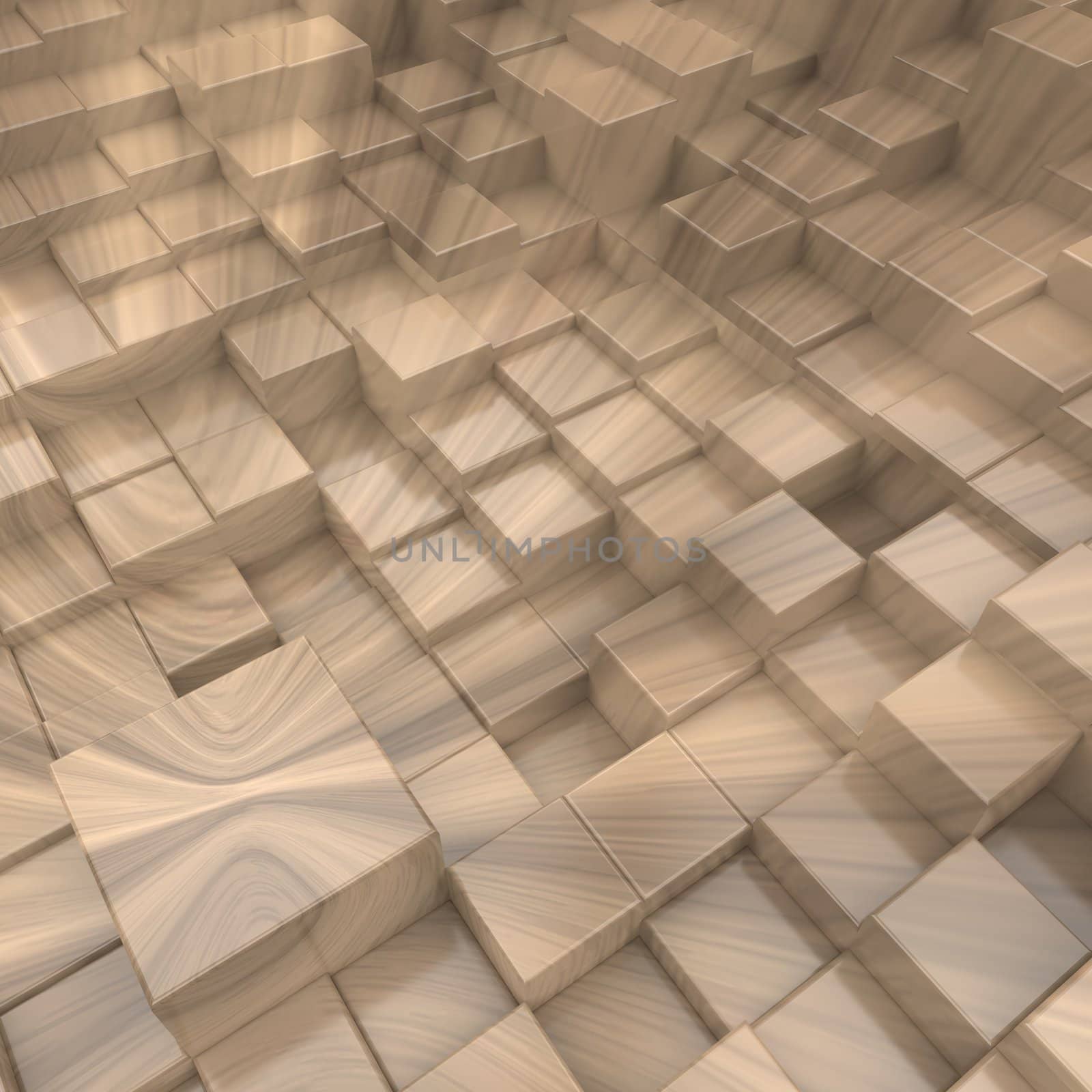 3D cubes background