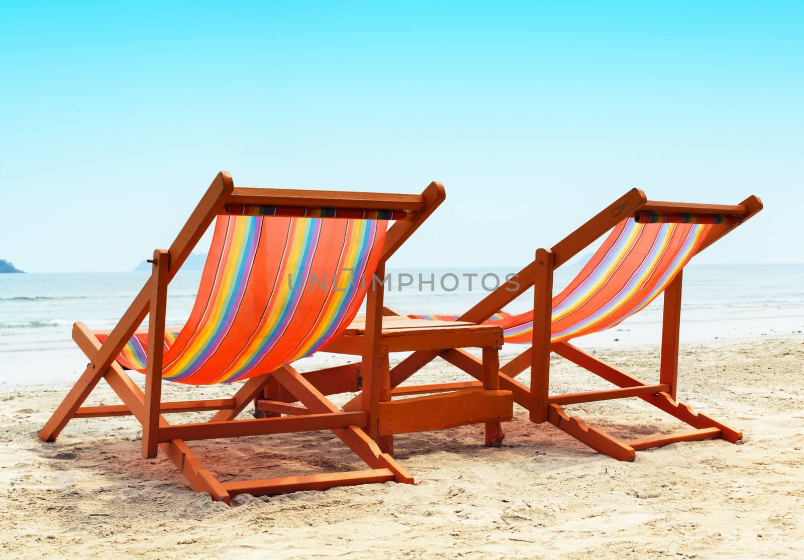 Two Beach Chairs by Bedolaga