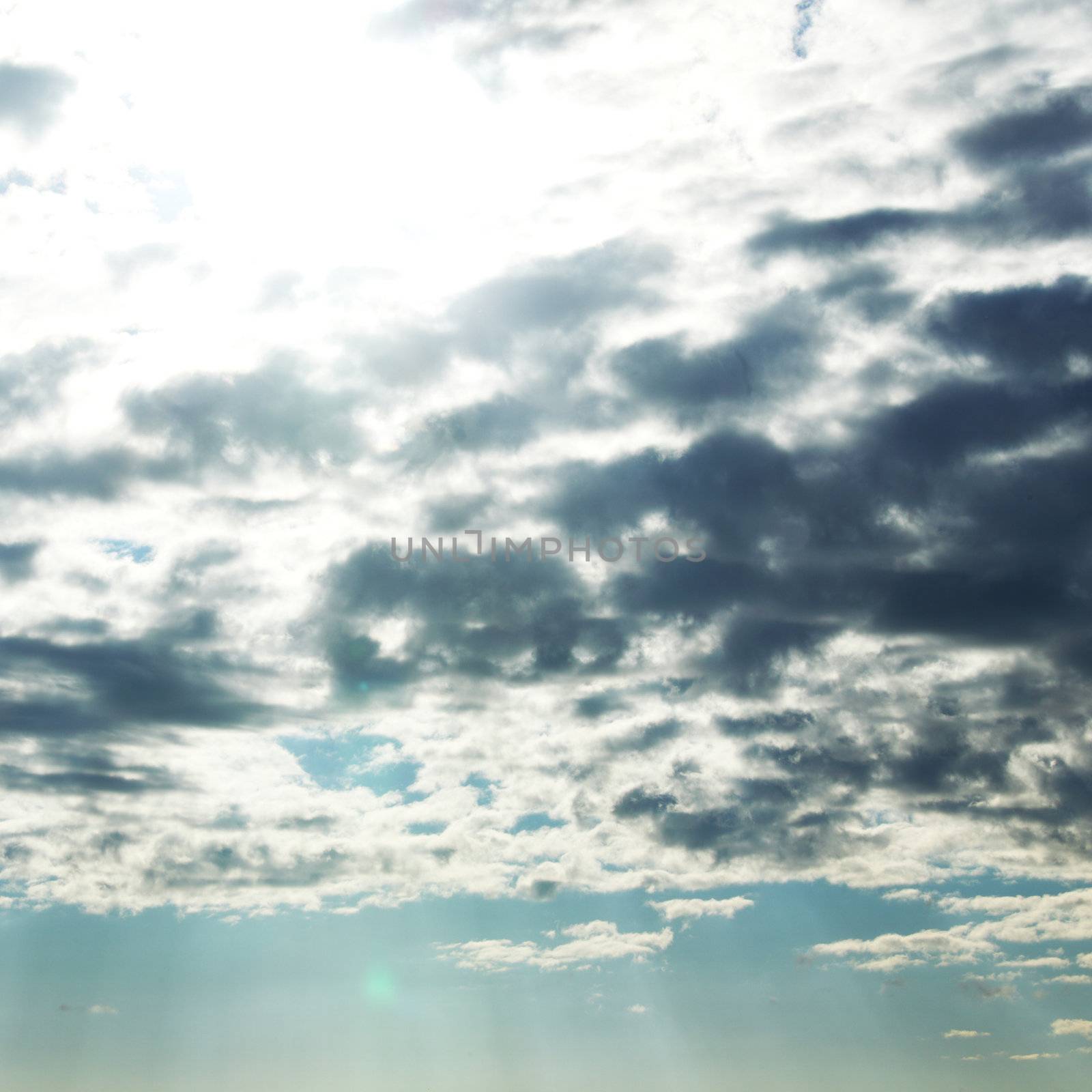 cloudy dark sky close background