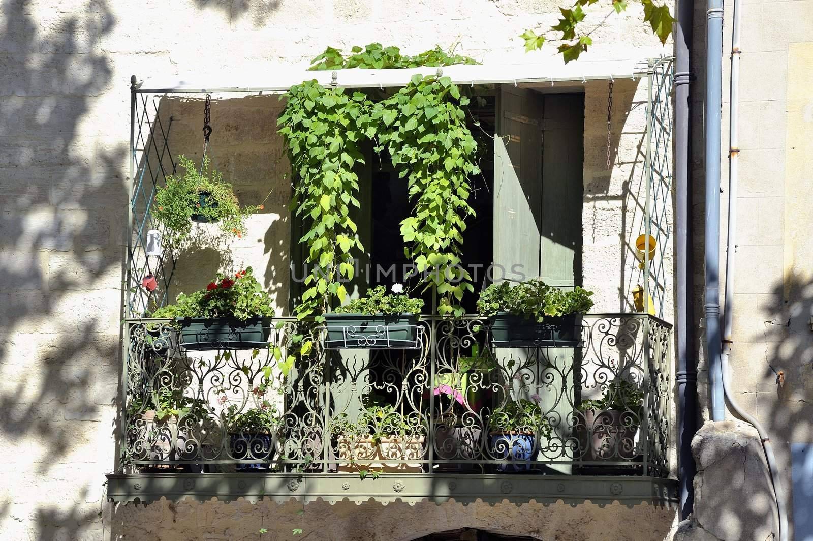 A balcony of Uzes
