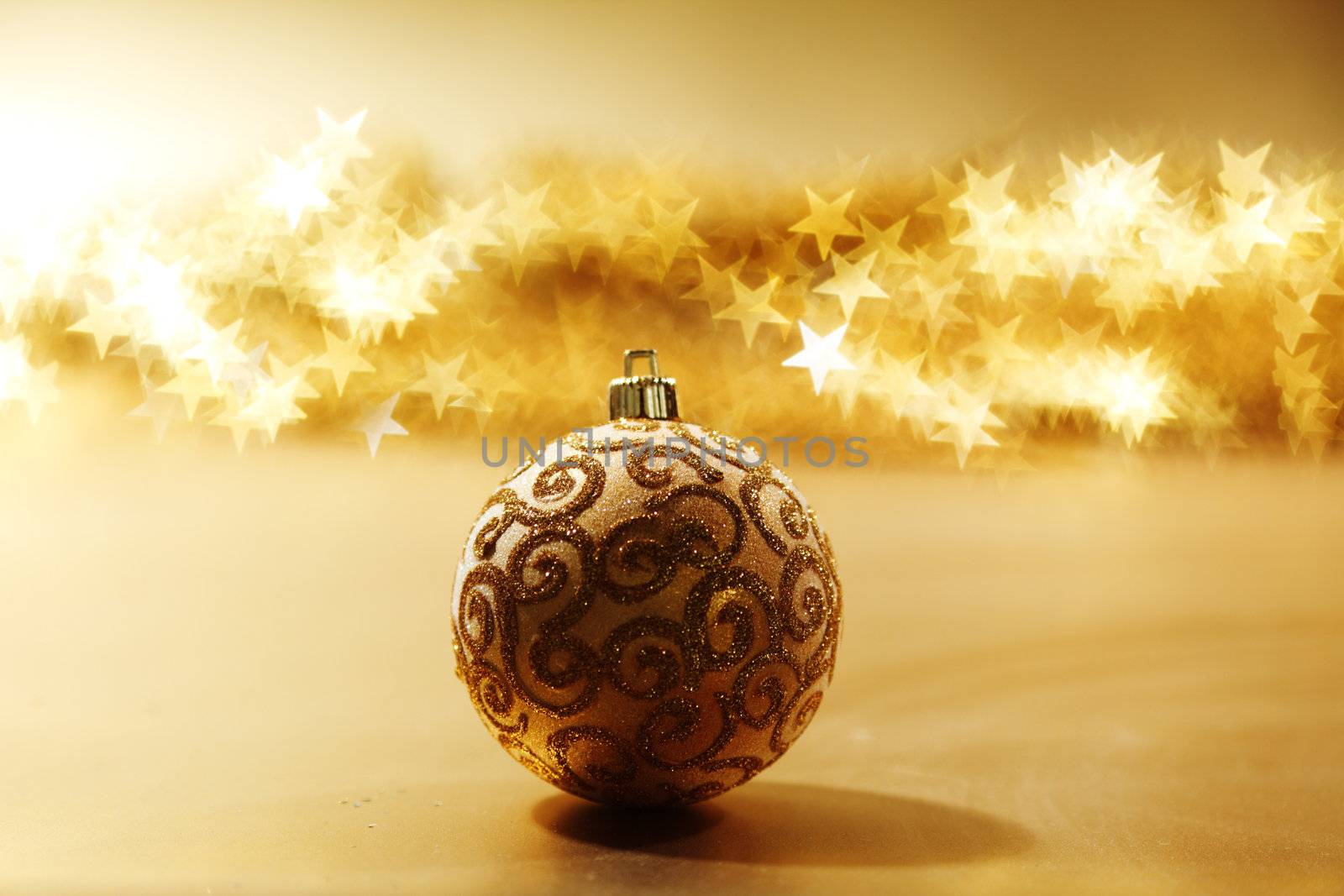 golden christmas card holiday background