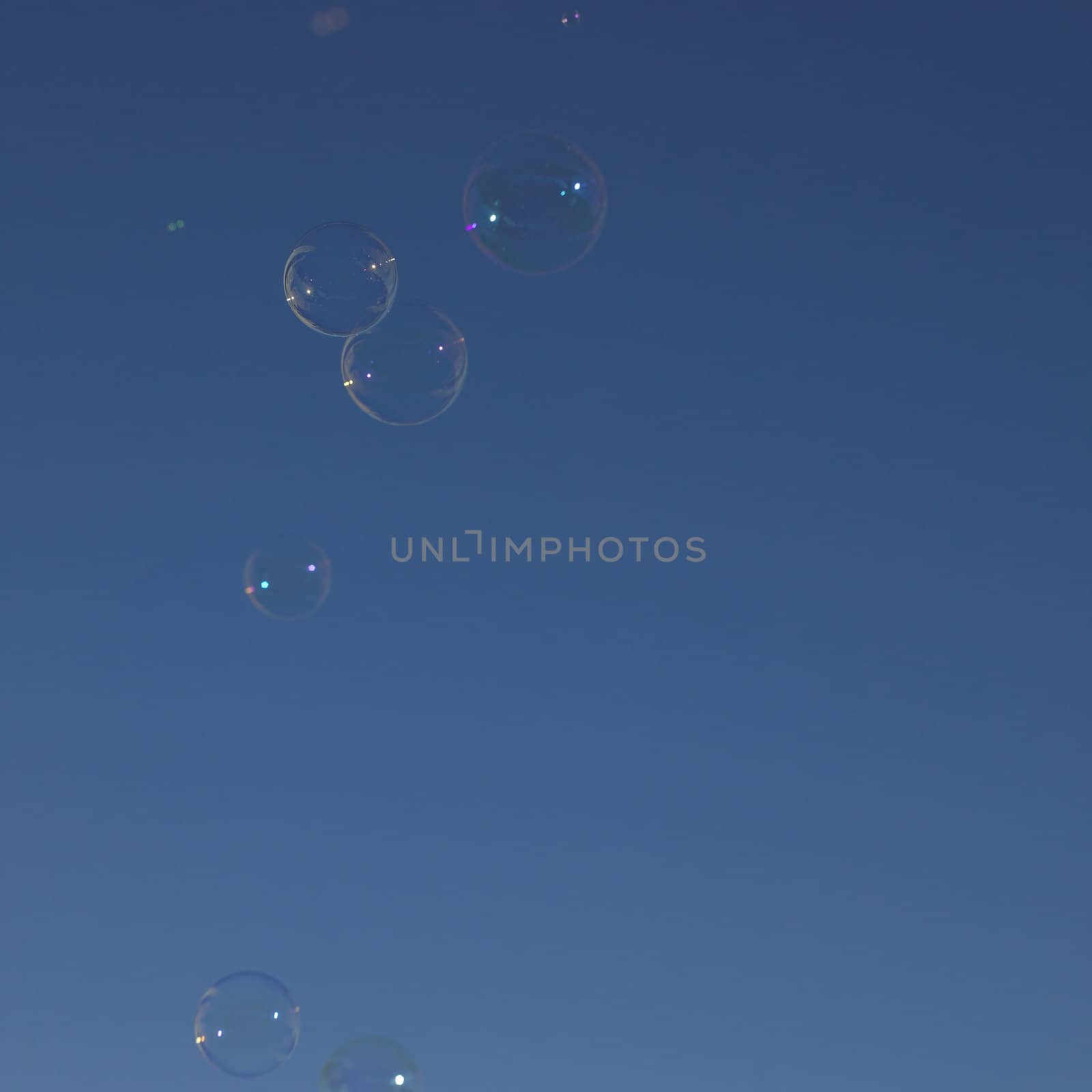 Soap bubbles in the sky by mmm