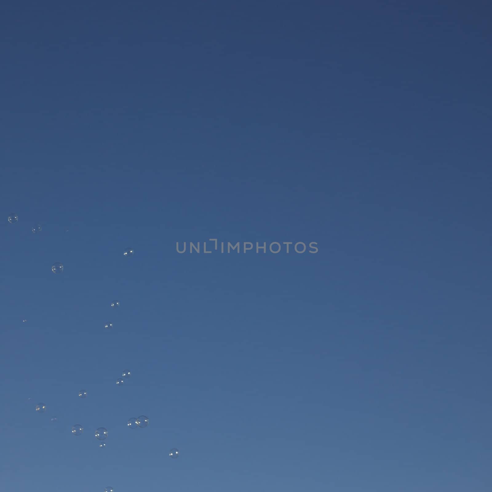 Soap bubbles in the sky by mmm