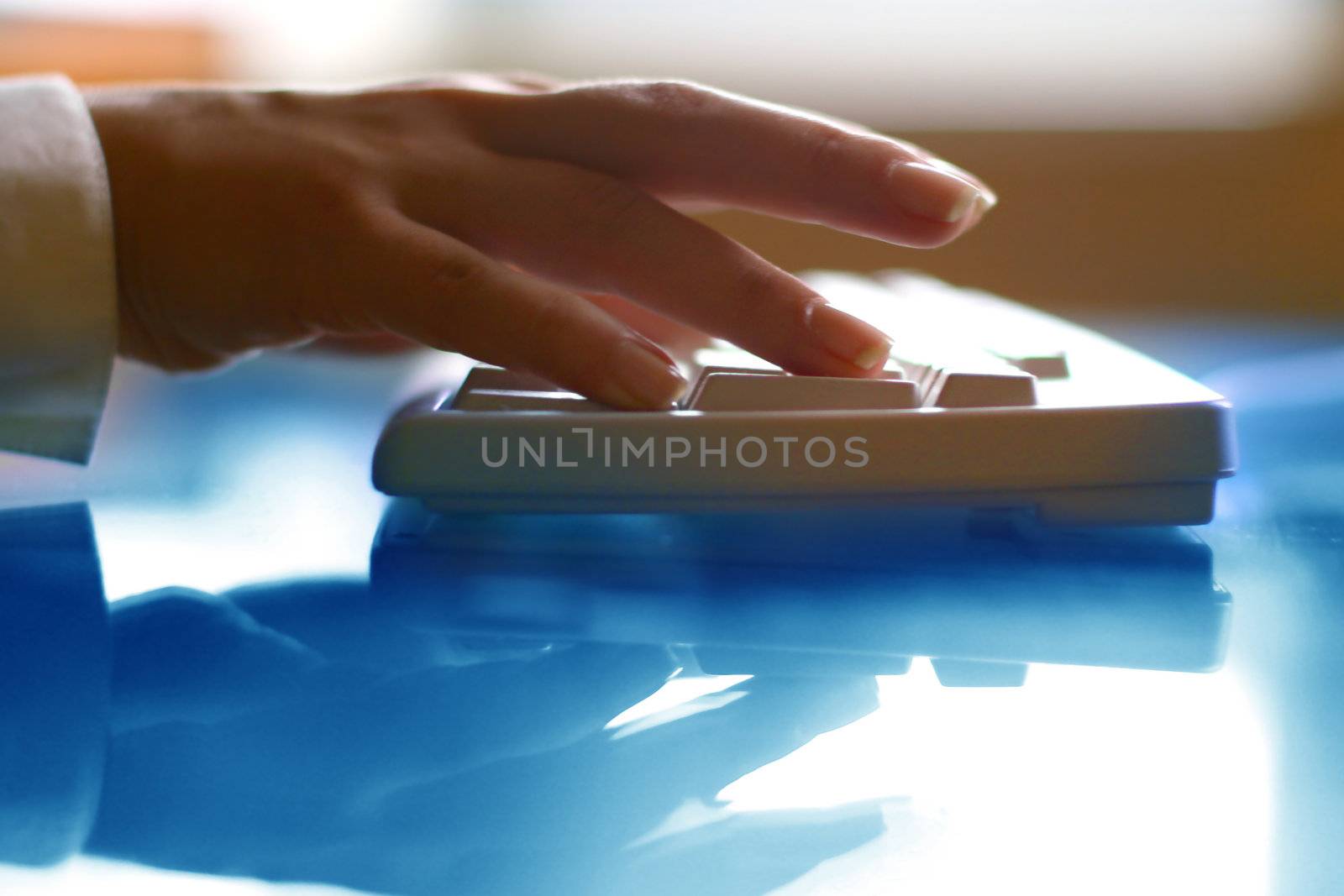 keyboard work hand work background
