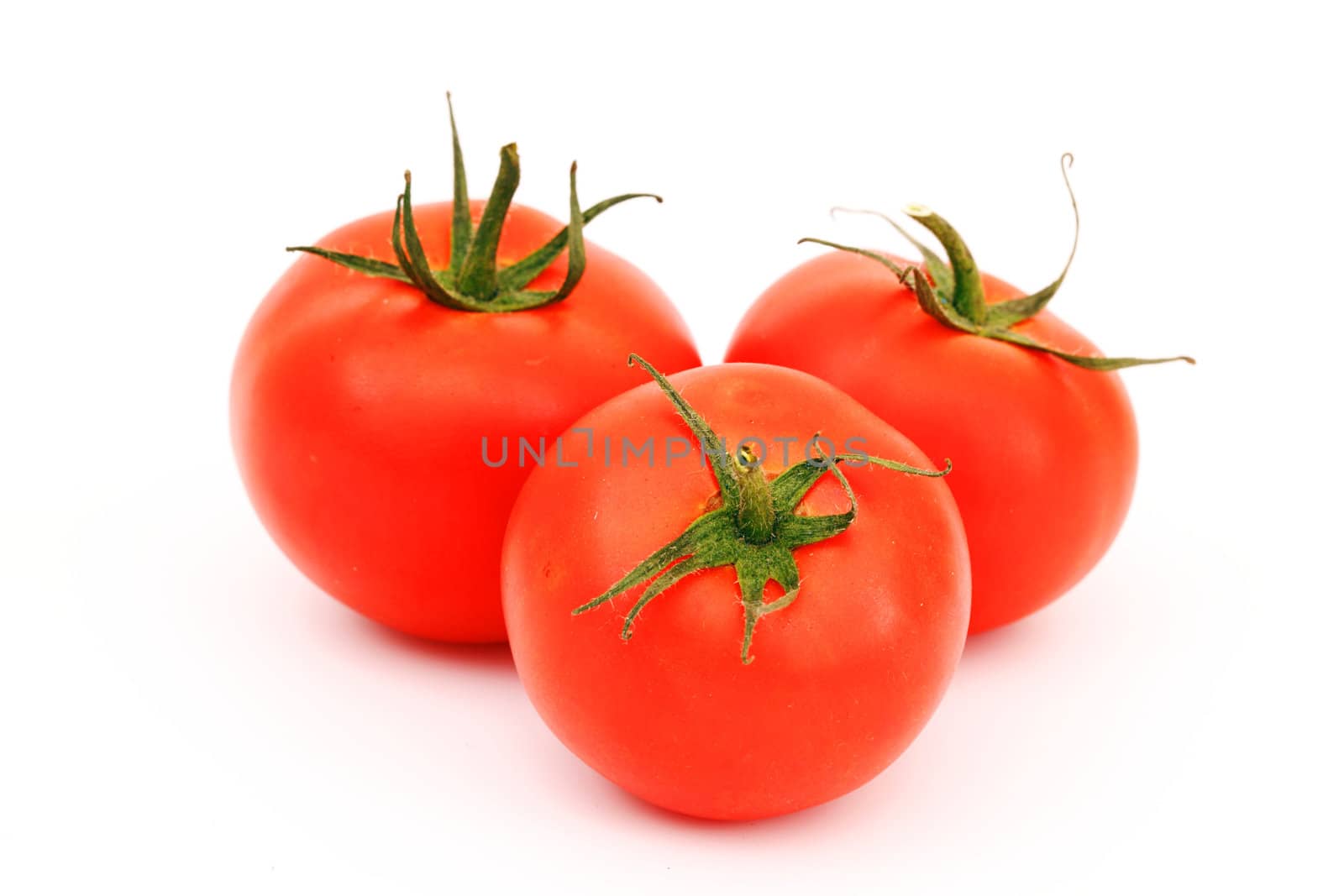 tomato pile isolated on white