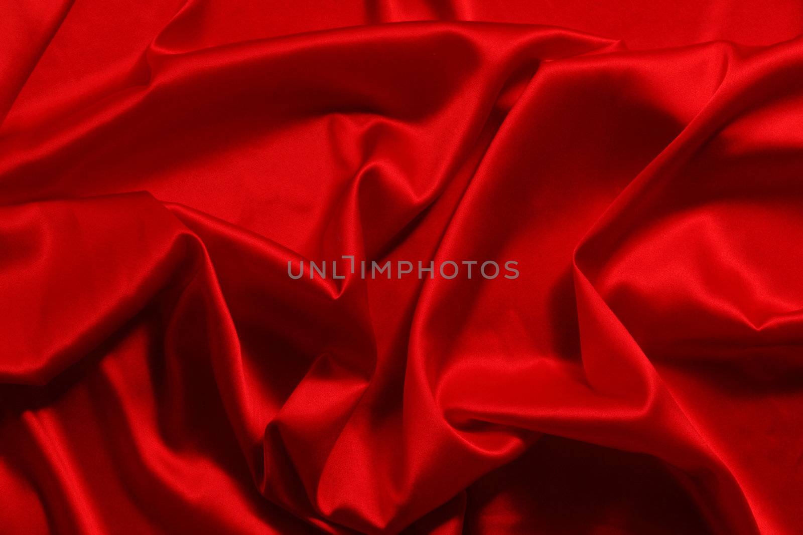 red satin background close up