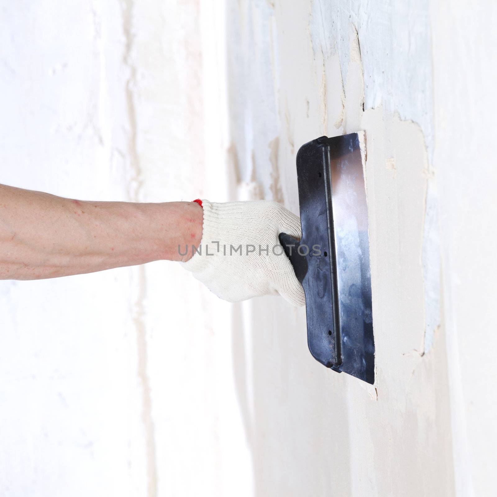 work aligns with a spatula wall