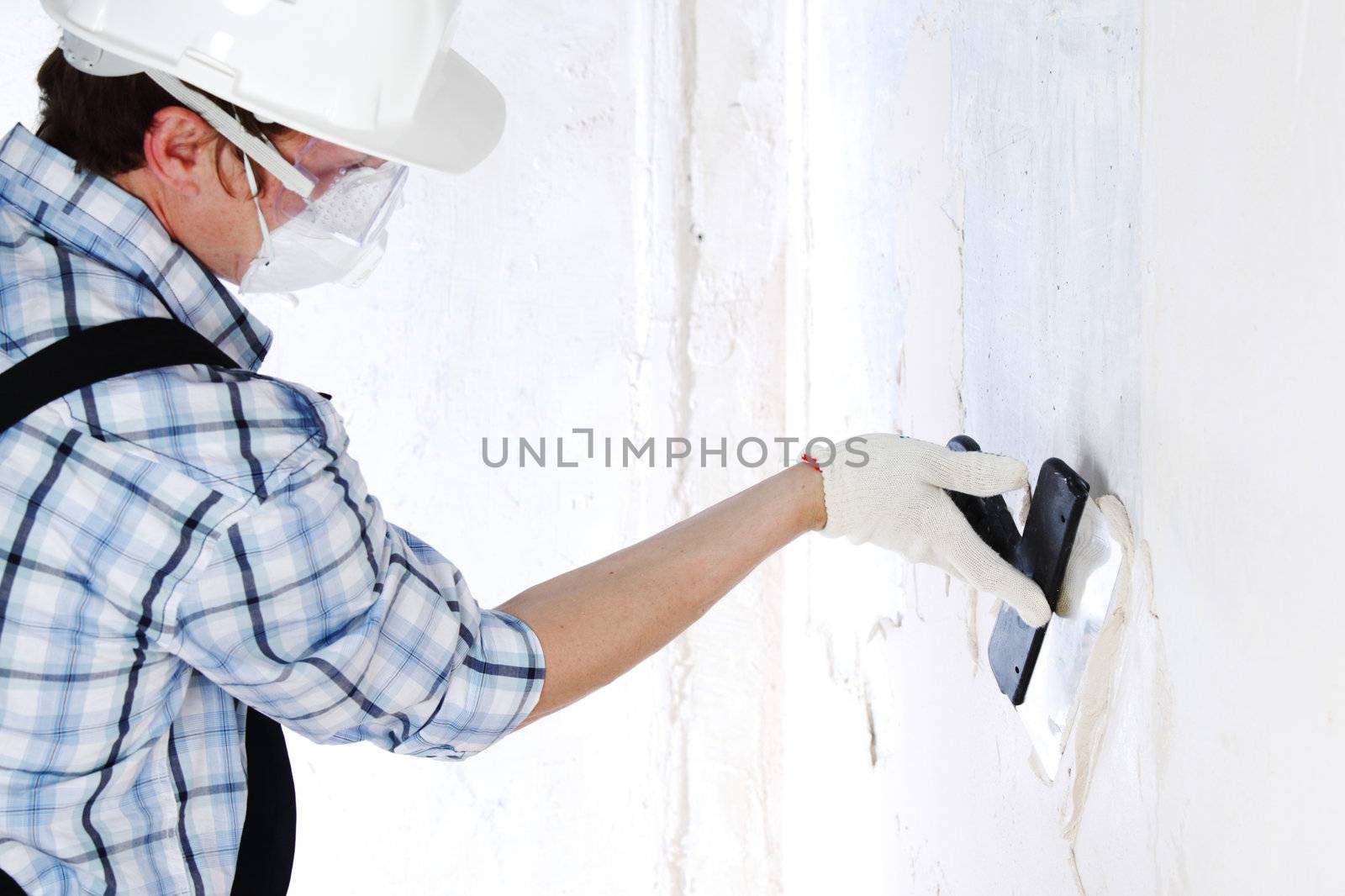work aligns with a spatula wall