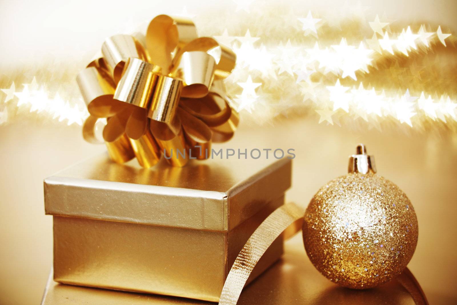 christmas background close up on star background