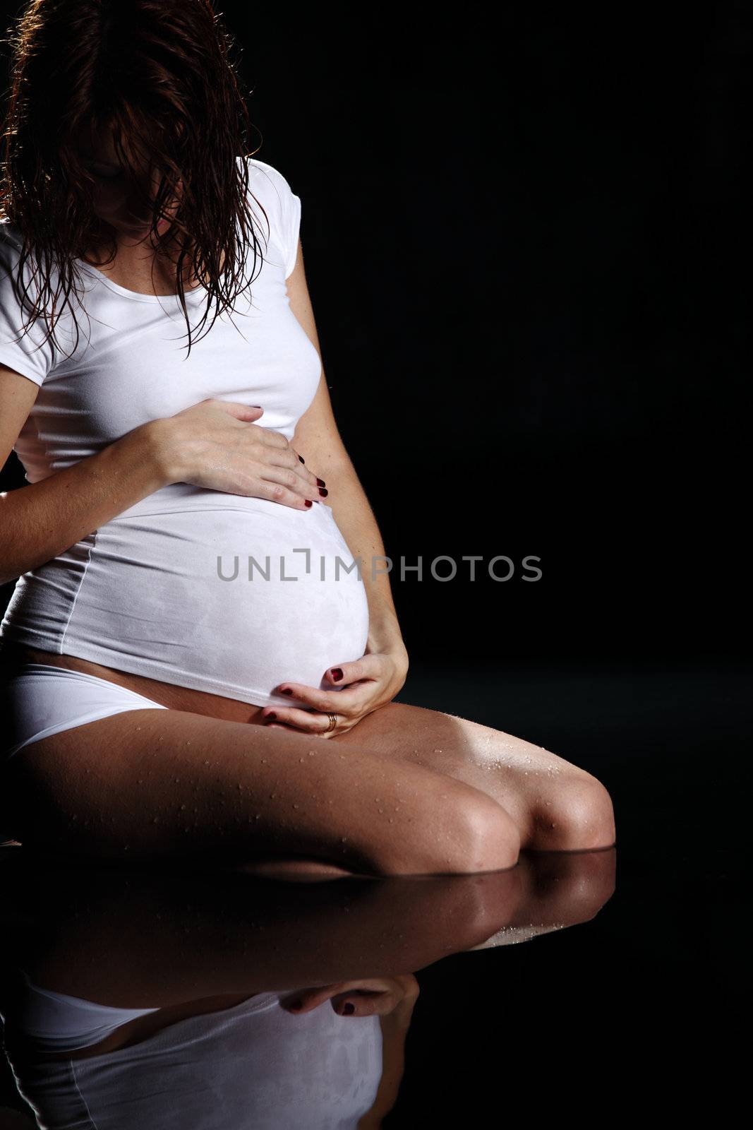 pregnant woman by Yellowj