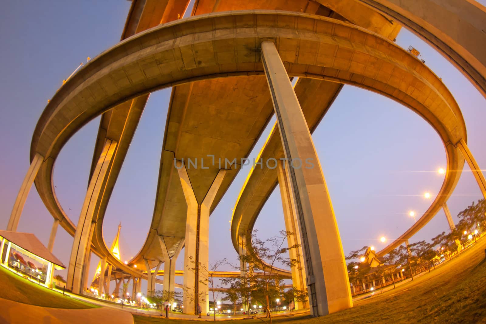 Bhumibol Bridge in Thailand