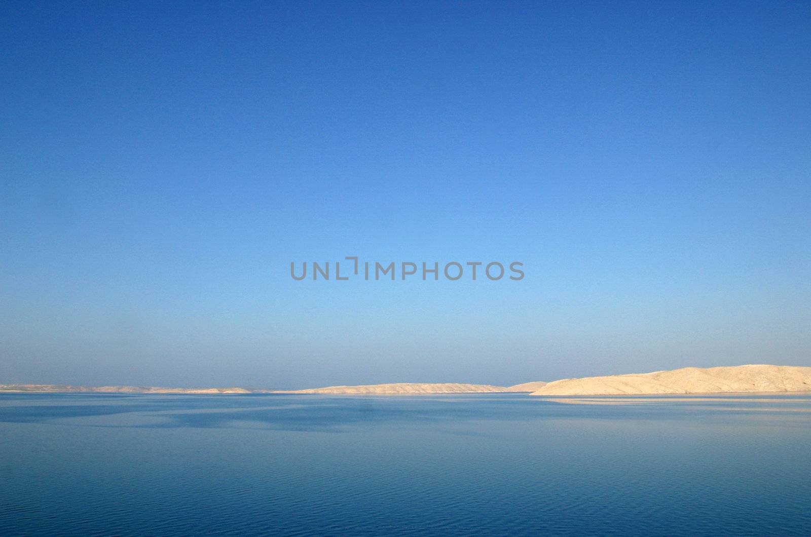 Quiet sea summer landscape