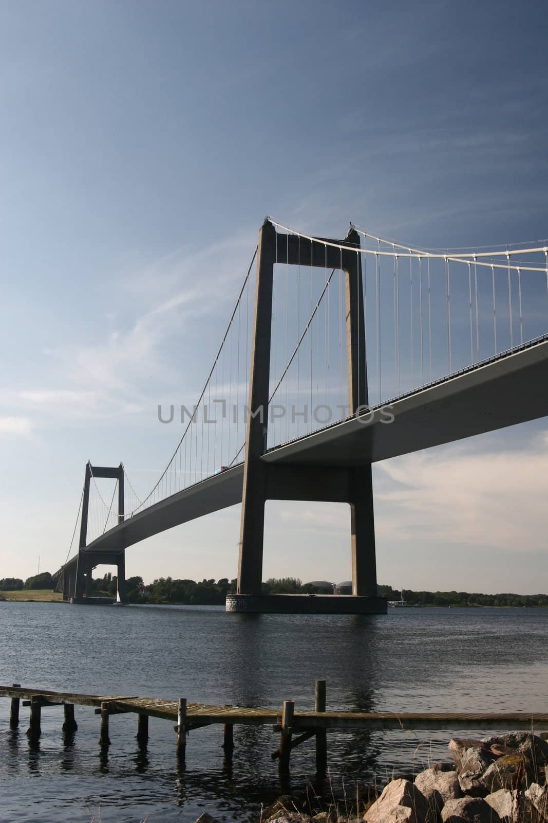 Bridge in denmark between Jylland and the island of Fyn