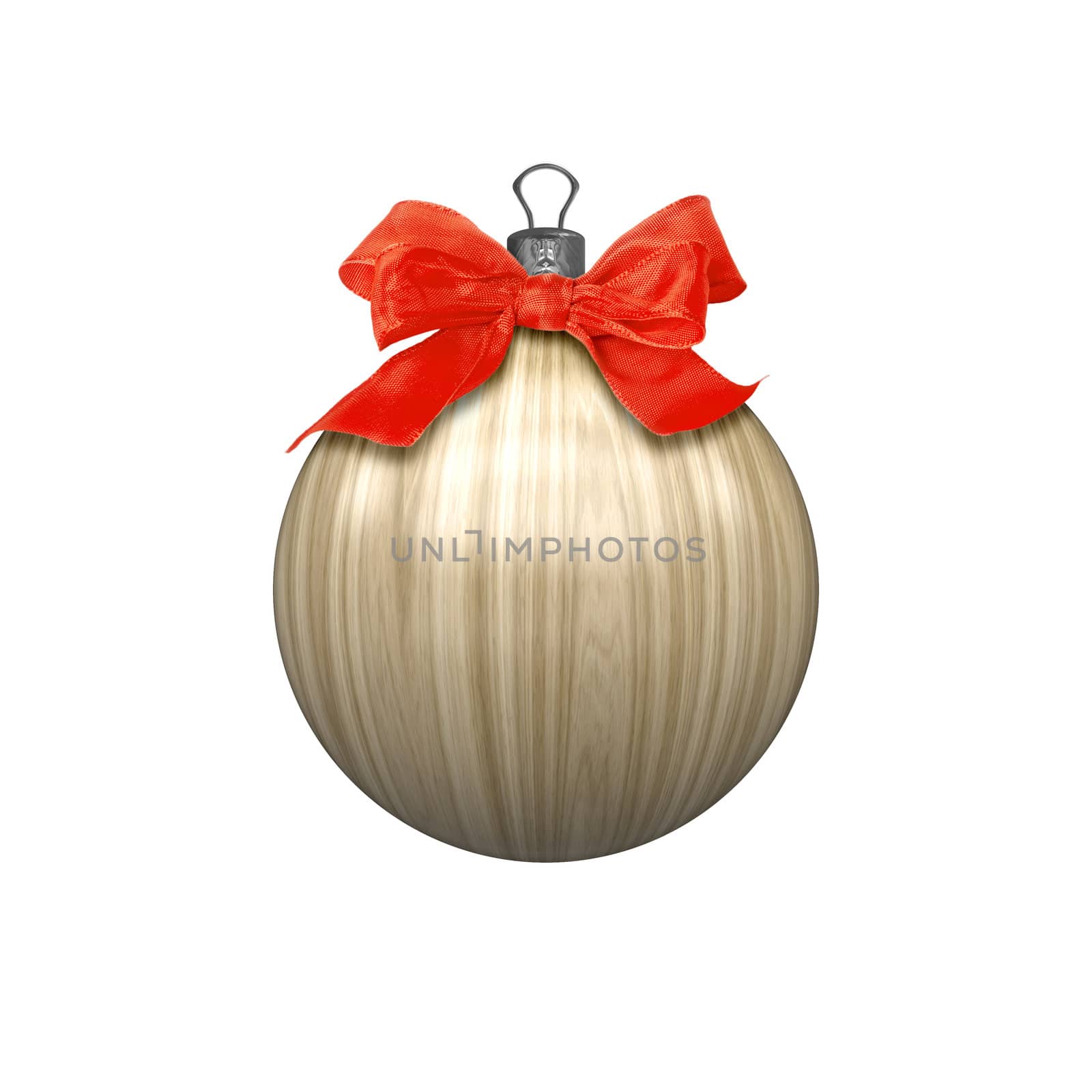 wooden christmas ball by magann