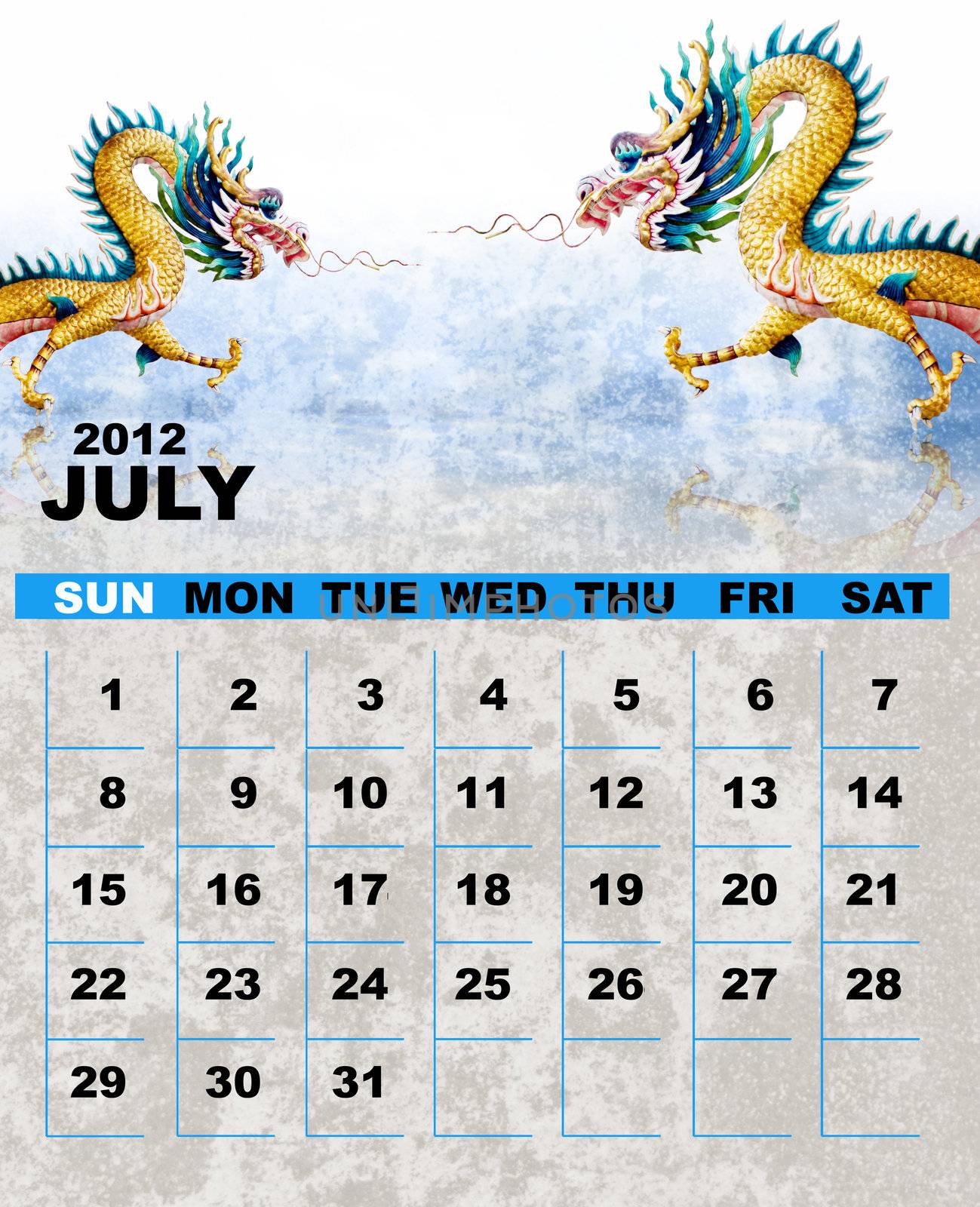 Calender 2012 July by pixbox77