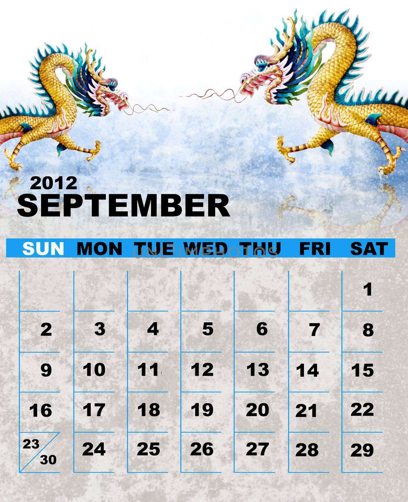 Calender 2012, September by pixbox77