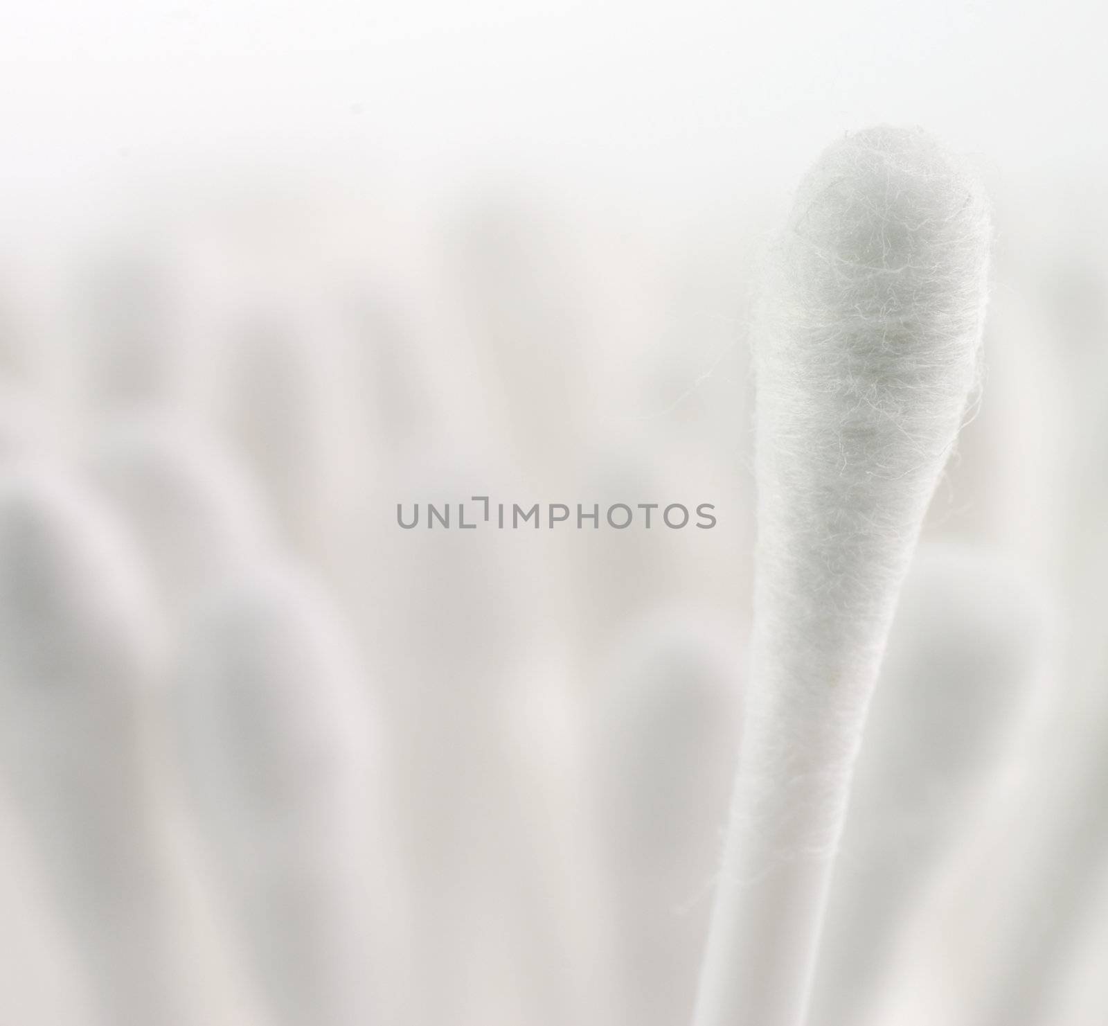 one wadded sticks. Isolated on a white background
