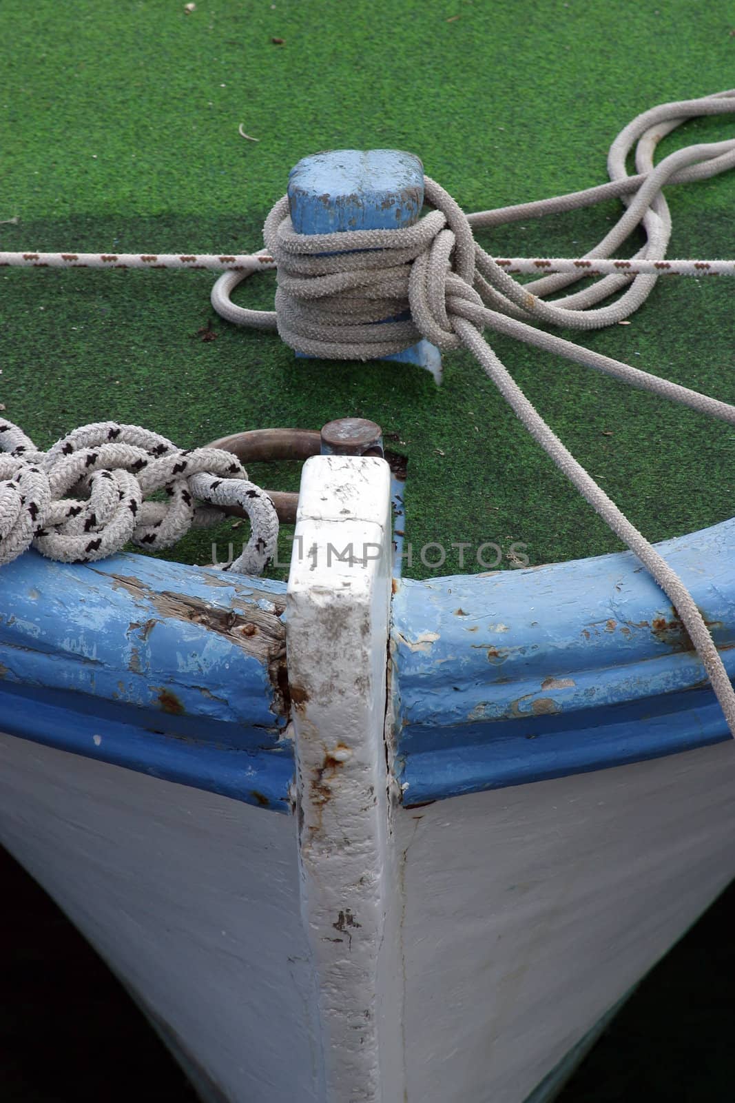 Rope of boat knotting