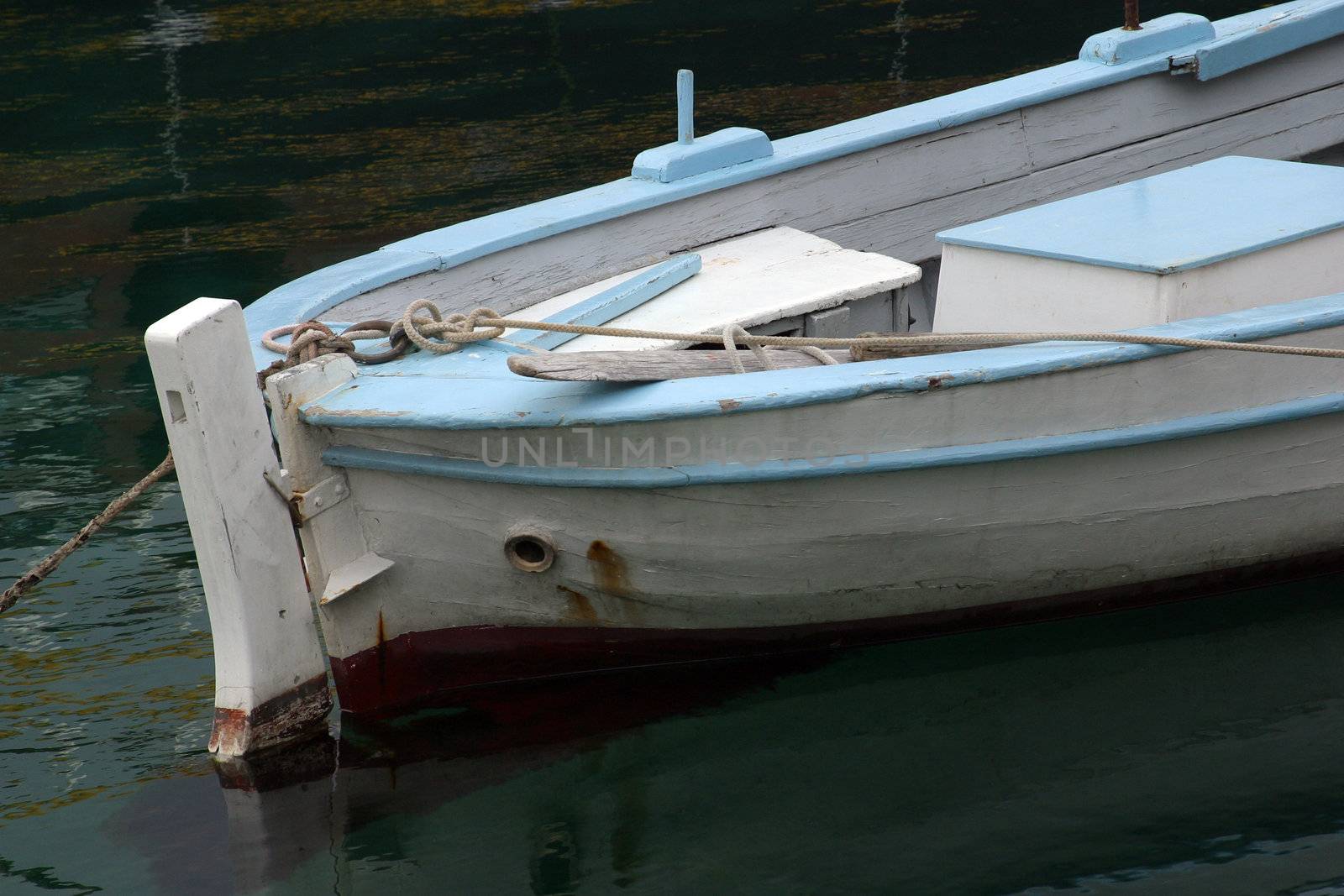 Old rowing boat