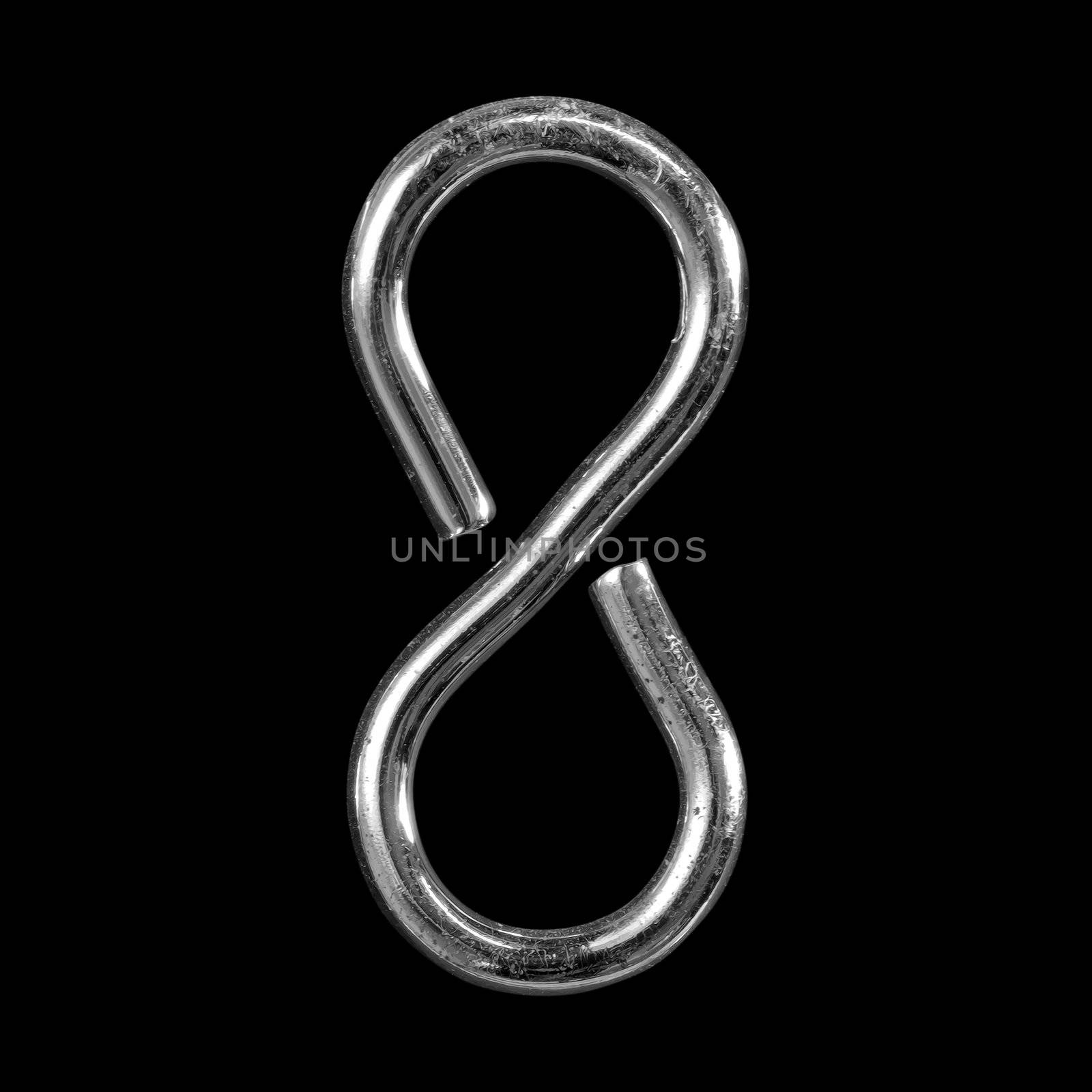 Metal number eight by andrius