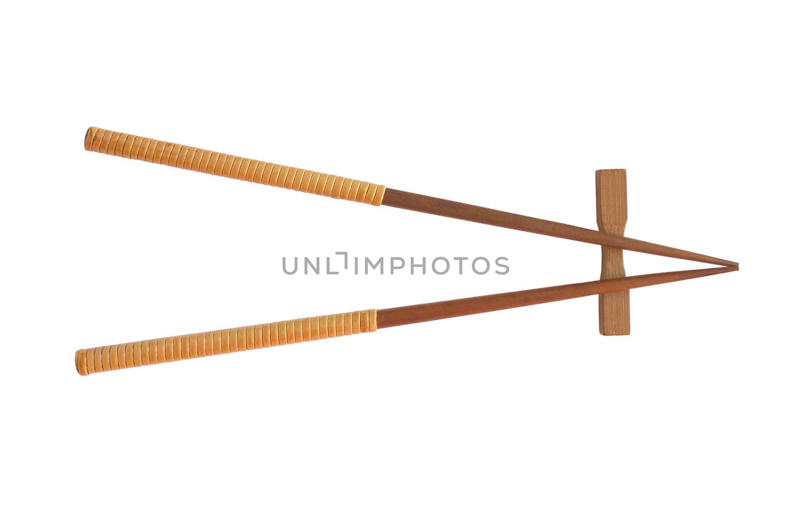 Chopsticks isolated on white by svtrotof