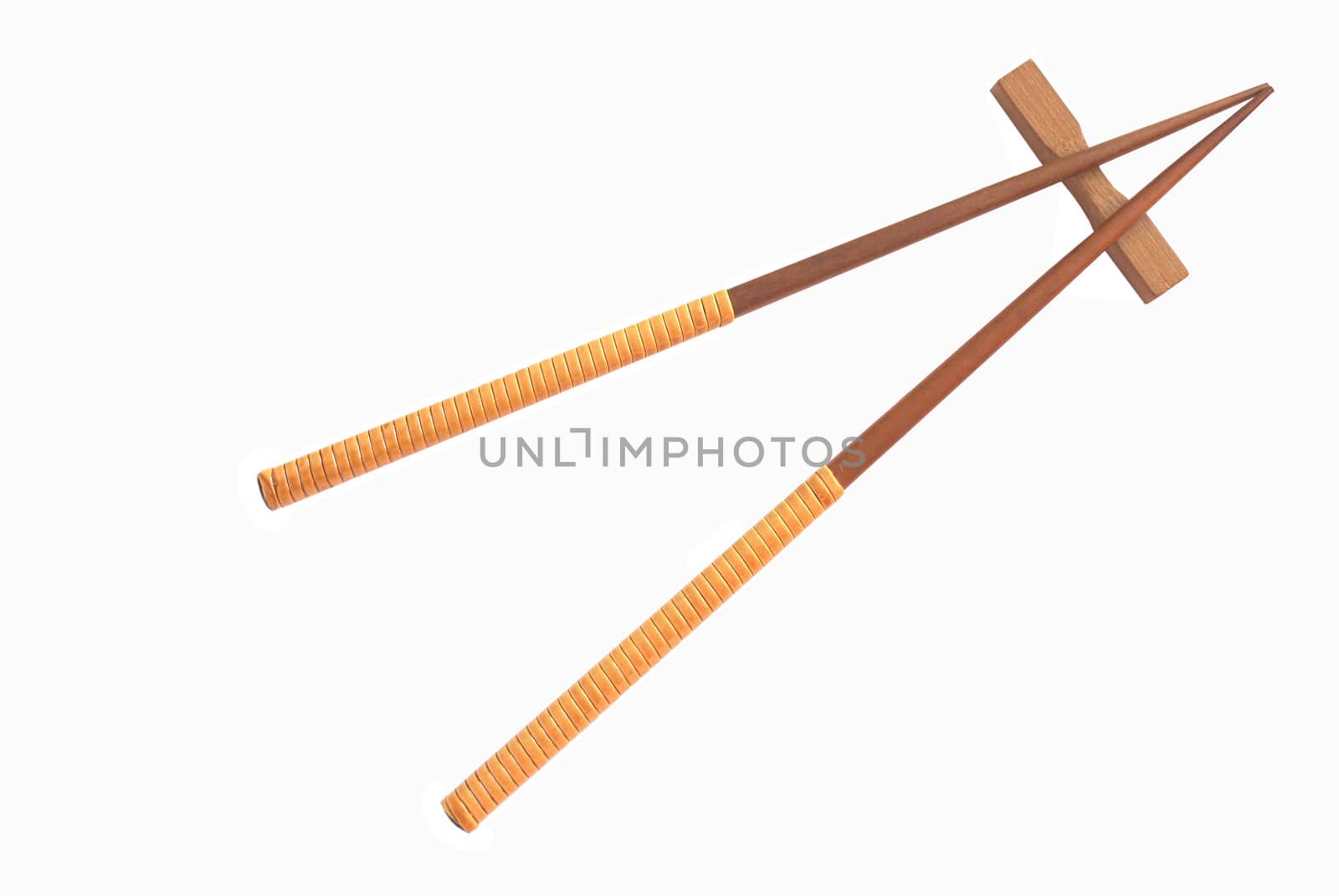 Chopsticks isolated on white by svtrotof