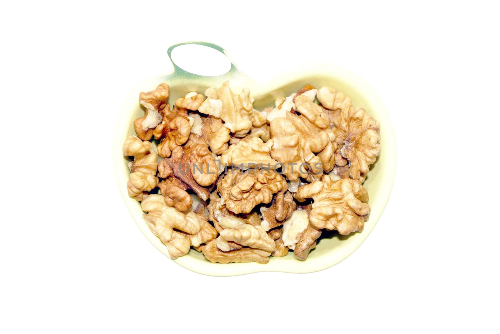 walnuts  in a cup                