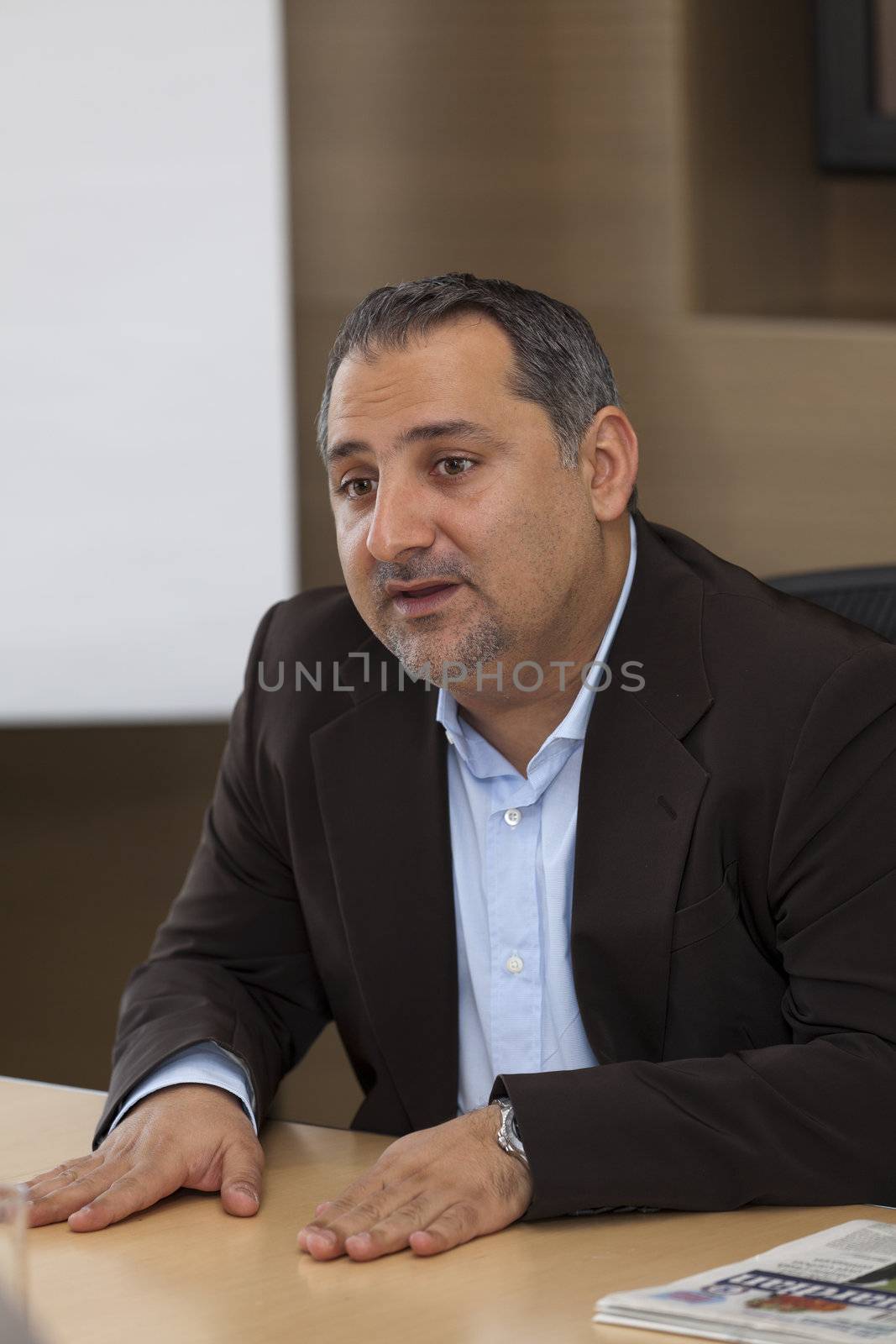 SMART CITY, MALTA - 6 JUN - Smart City Malta CEO Fareed Abdulrahman during an interview at Smart City Malta