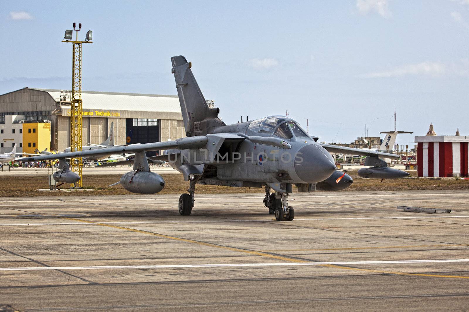 LUQA, MALTA - 25 SEP - RAF Tornado during the Malta International Airshow 2011