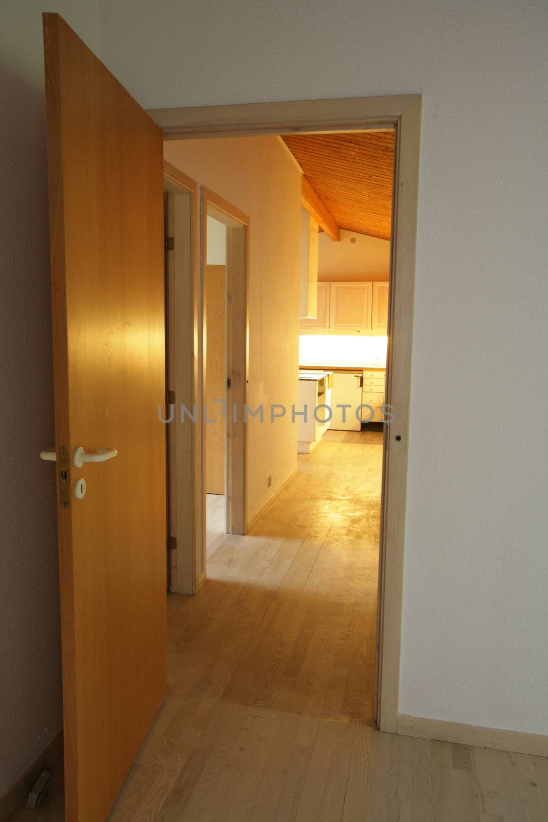 views of an empty house for sale  in denmark 