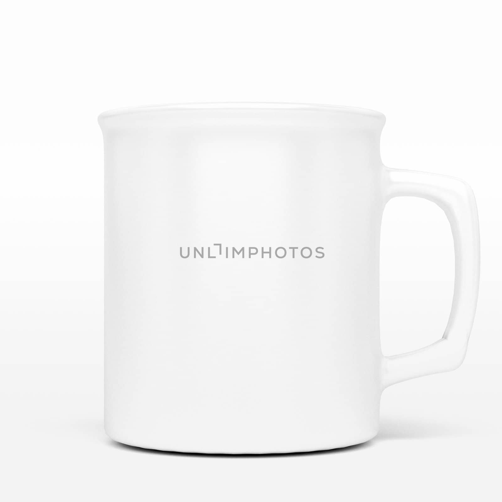 isolated white blank coffee mark, to put a message or image over the mug.