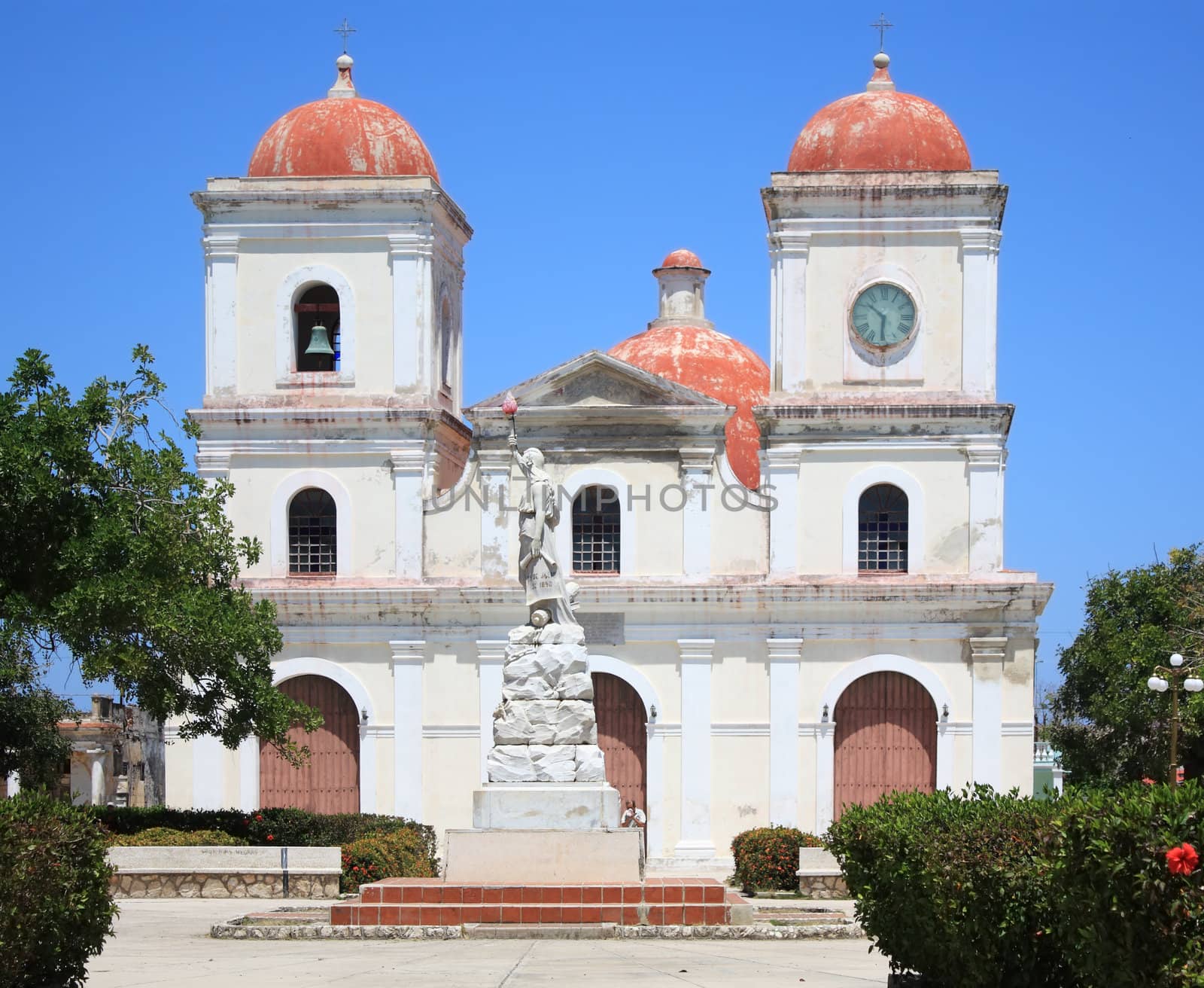 San Fulgencio's Church at Gibara, Cuba. by Brigida_Soriano