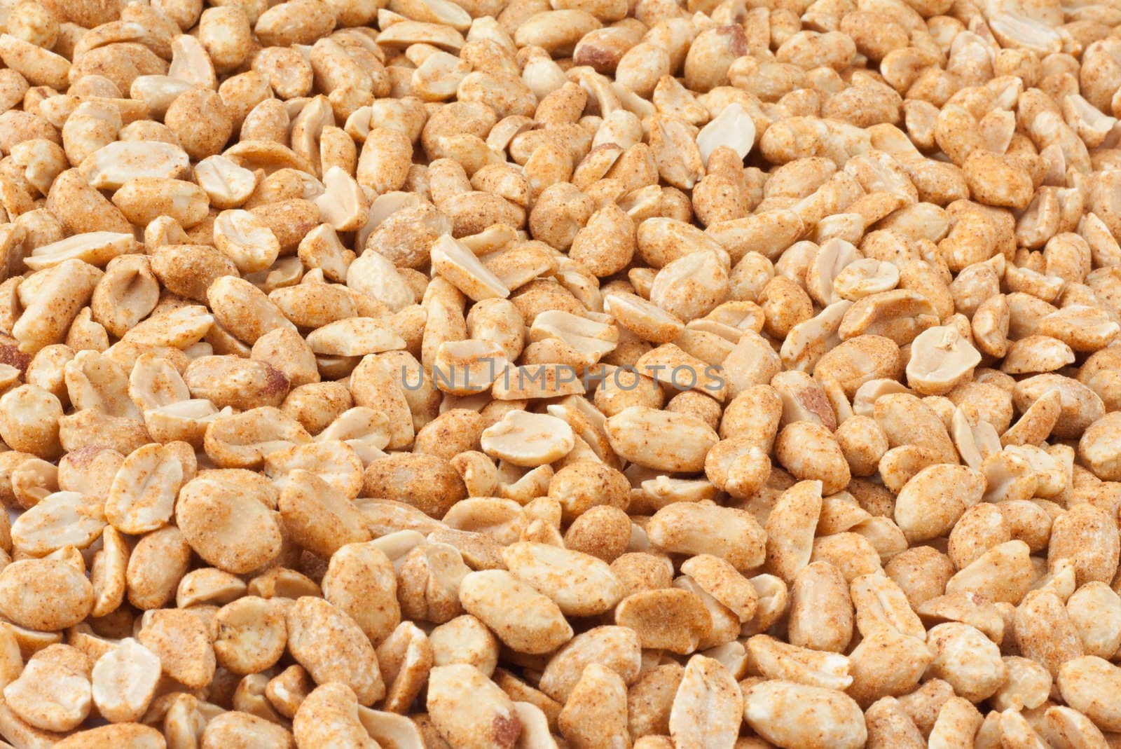 Background of roasted peanuts.