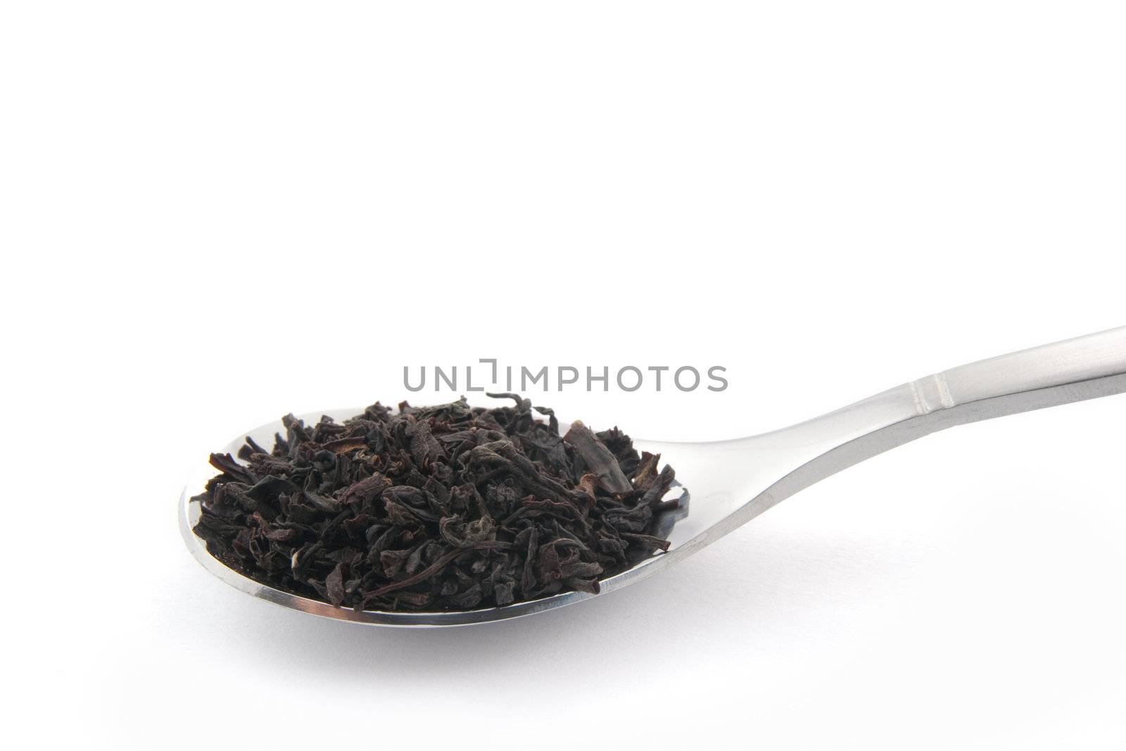 Spoon of dry tea