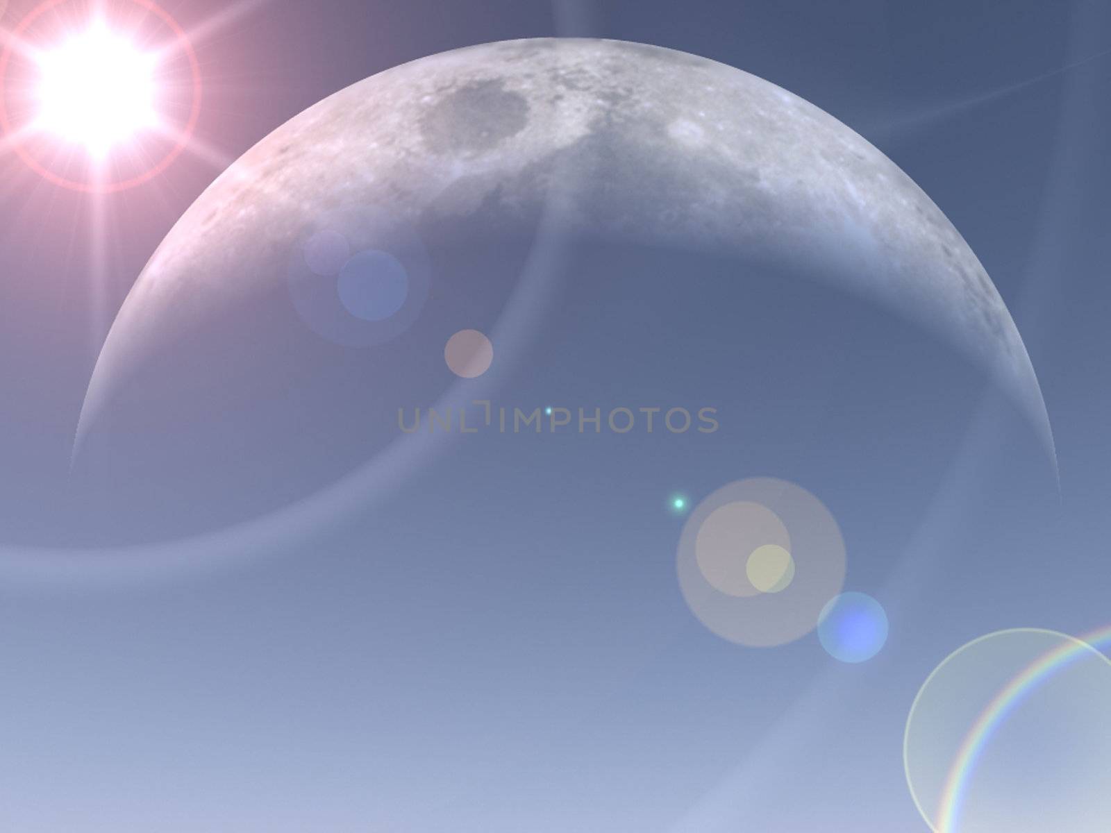 the moon