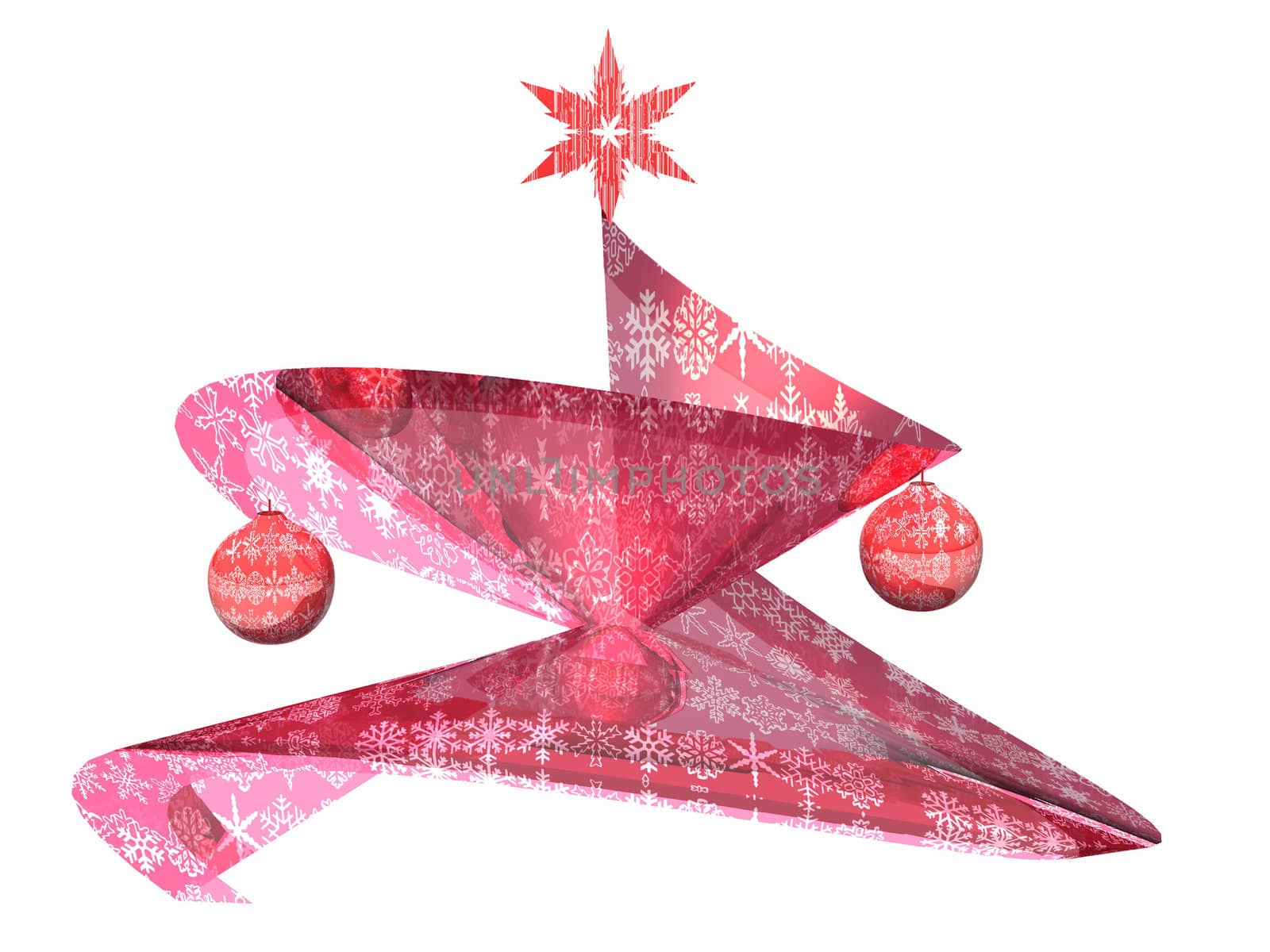 the Christmas tree