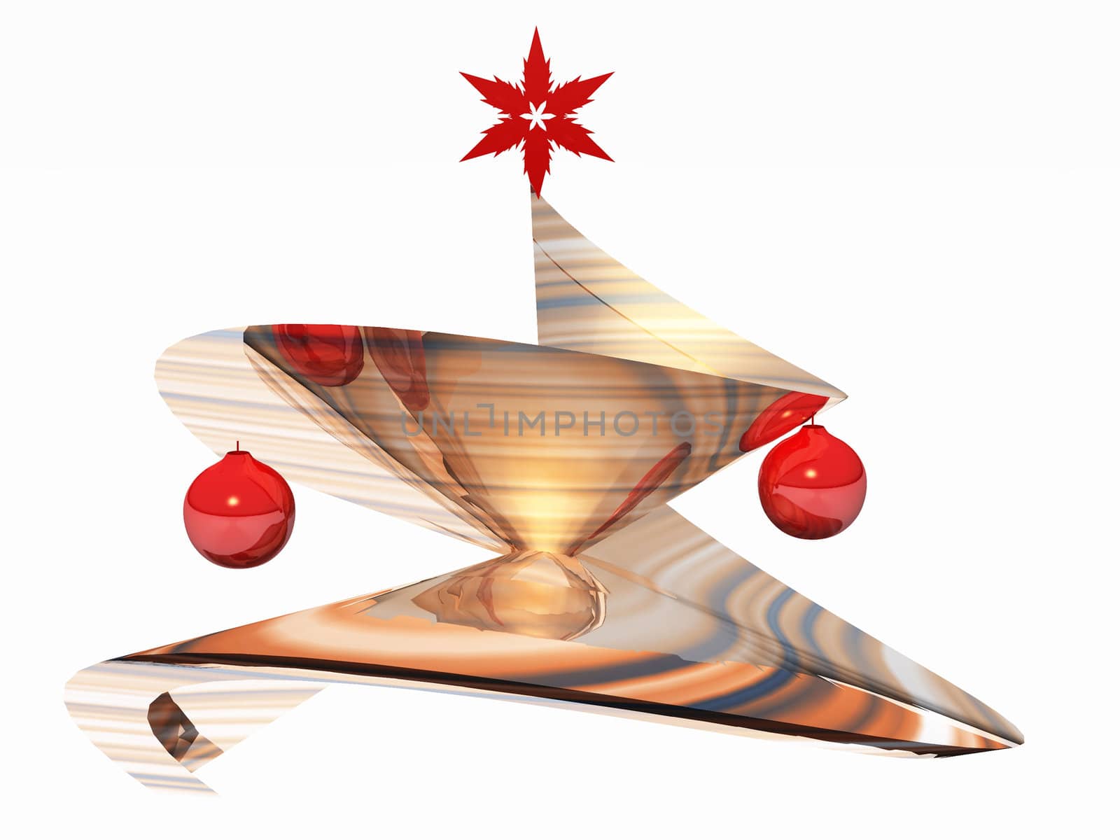 the Christmas tree