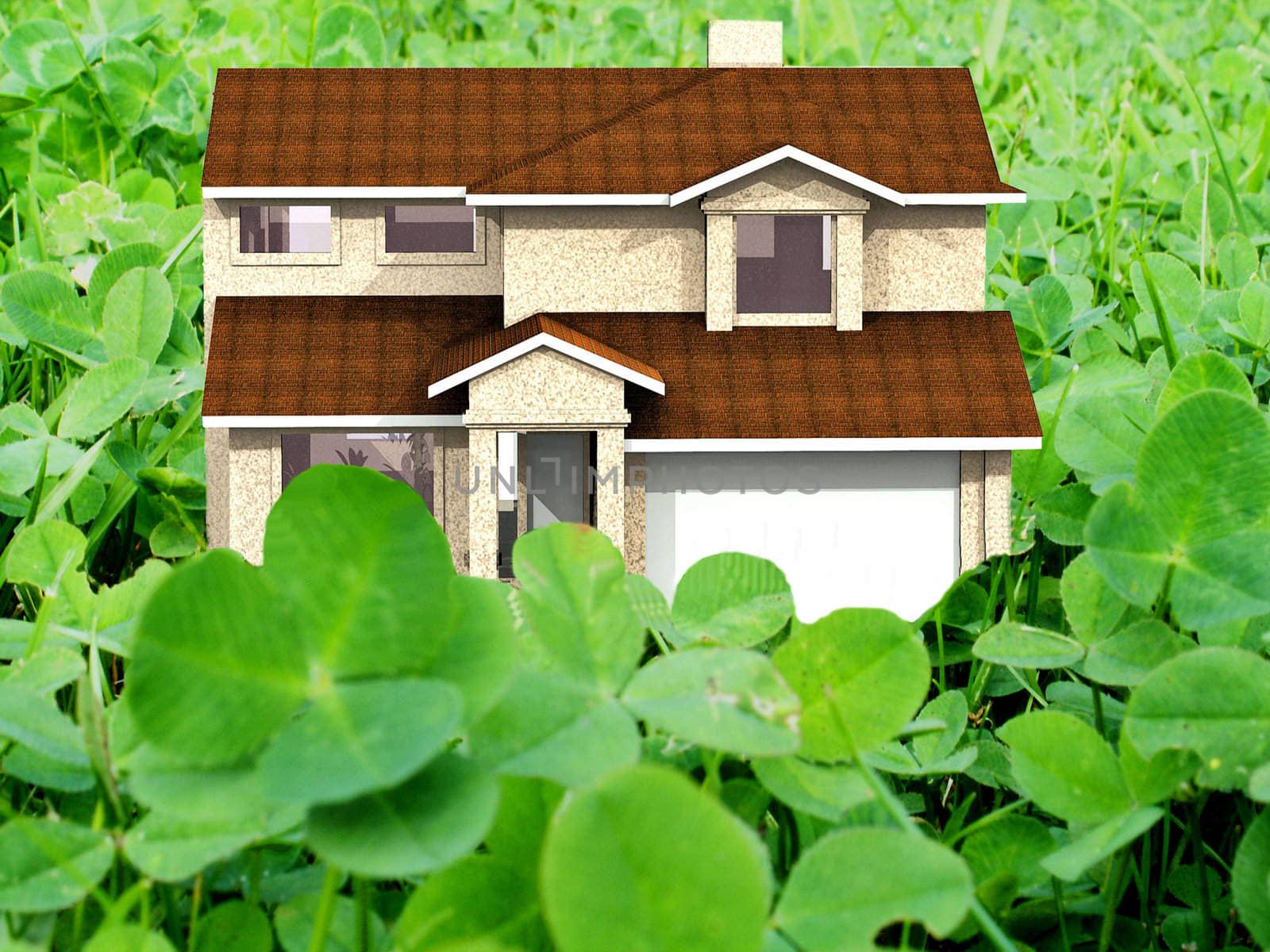 a very modern house