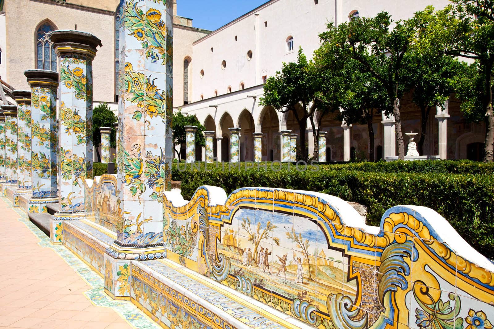 Santa Chiara is a religious complex in Naples, southern Italy, that includes the Church of Santa Chiara and a monastery